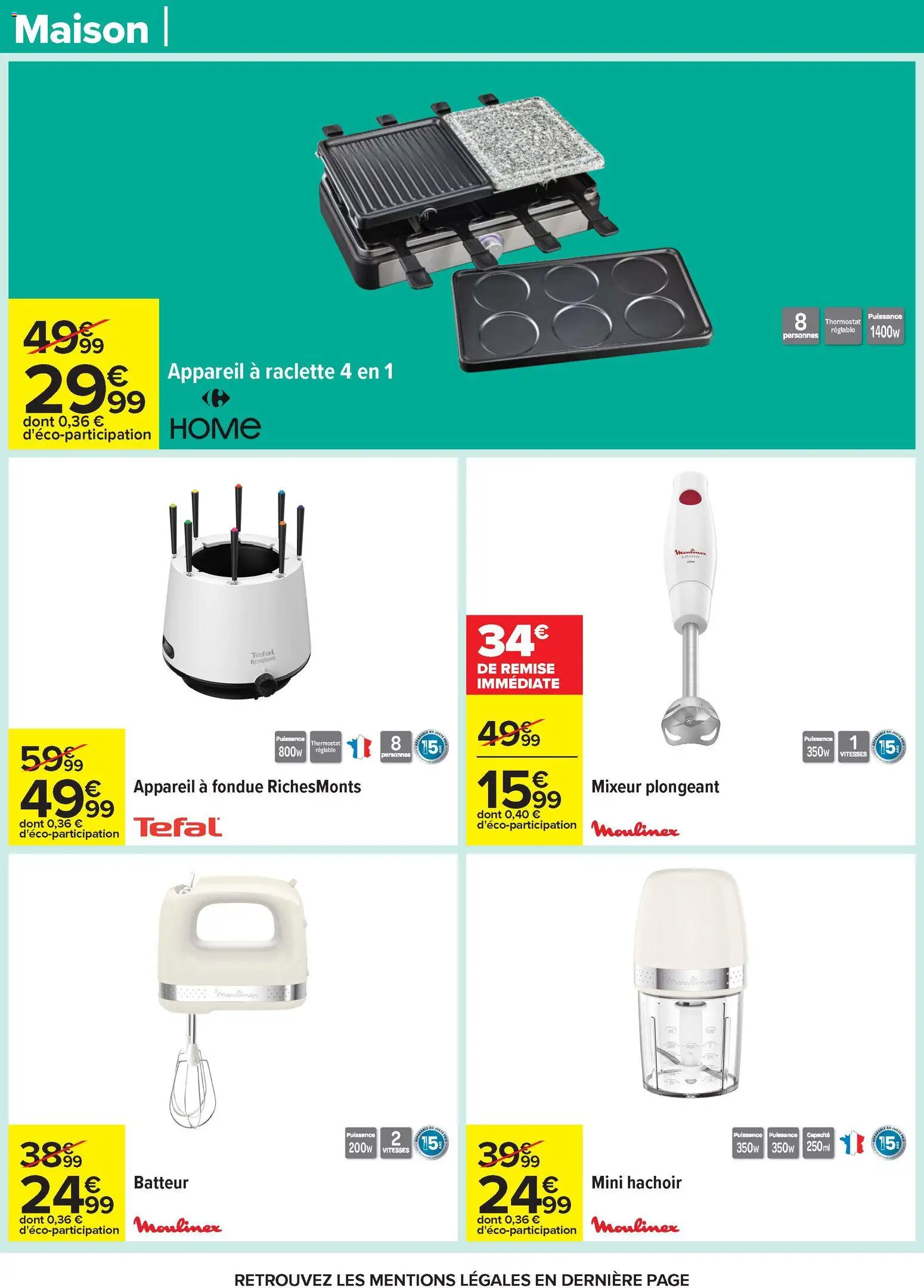 {H1} | Page: 78 | Produits: Mixeur, Mixeur plongeant, Batteur, Appareil à raclette