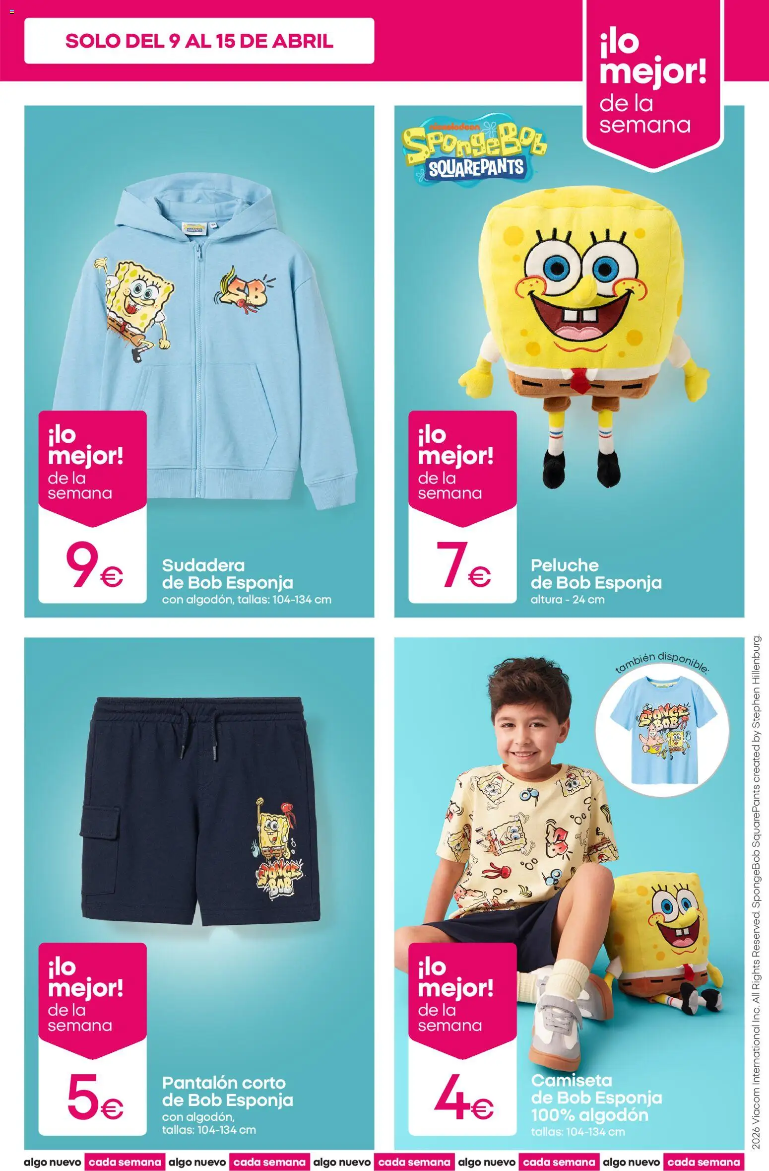 Pepco folleto │ válido desde el 09.04.2026 | Página: 5 | Productos: Esponja, Sudadera, Pantalón corto