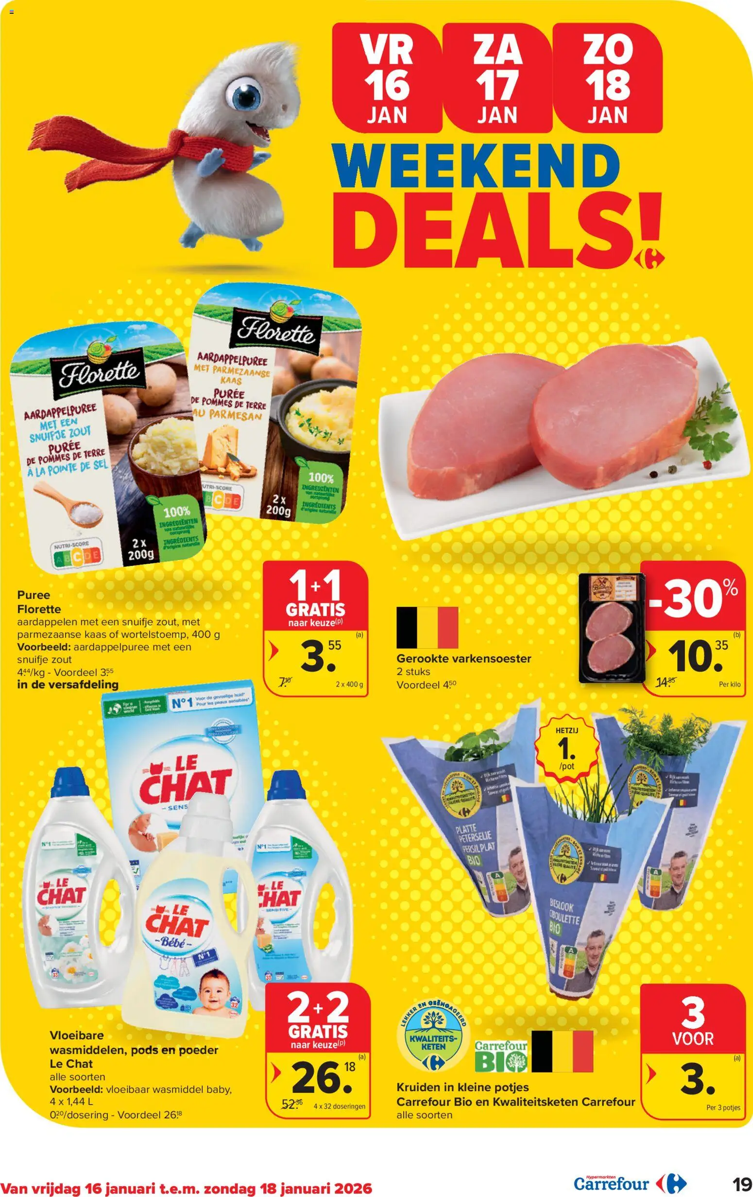 {H1} | Pagina: 19 | Producten: La, Poeder, Wasmiddel, Kaas