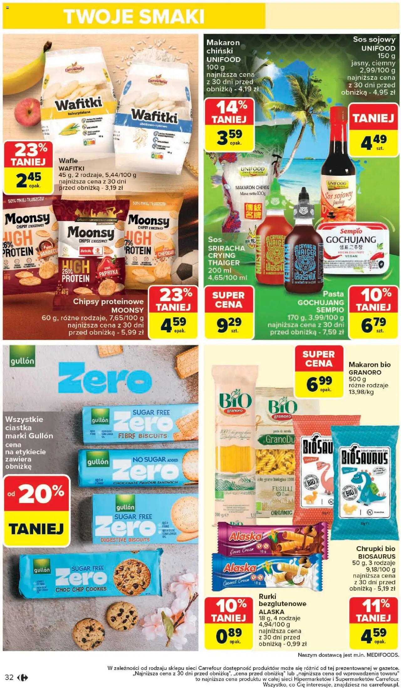 Carrefour Gazetka od 20.10.2025 | Strona: 34 | Produkty: Chipsy, Chrupki, Papryka, Makaron