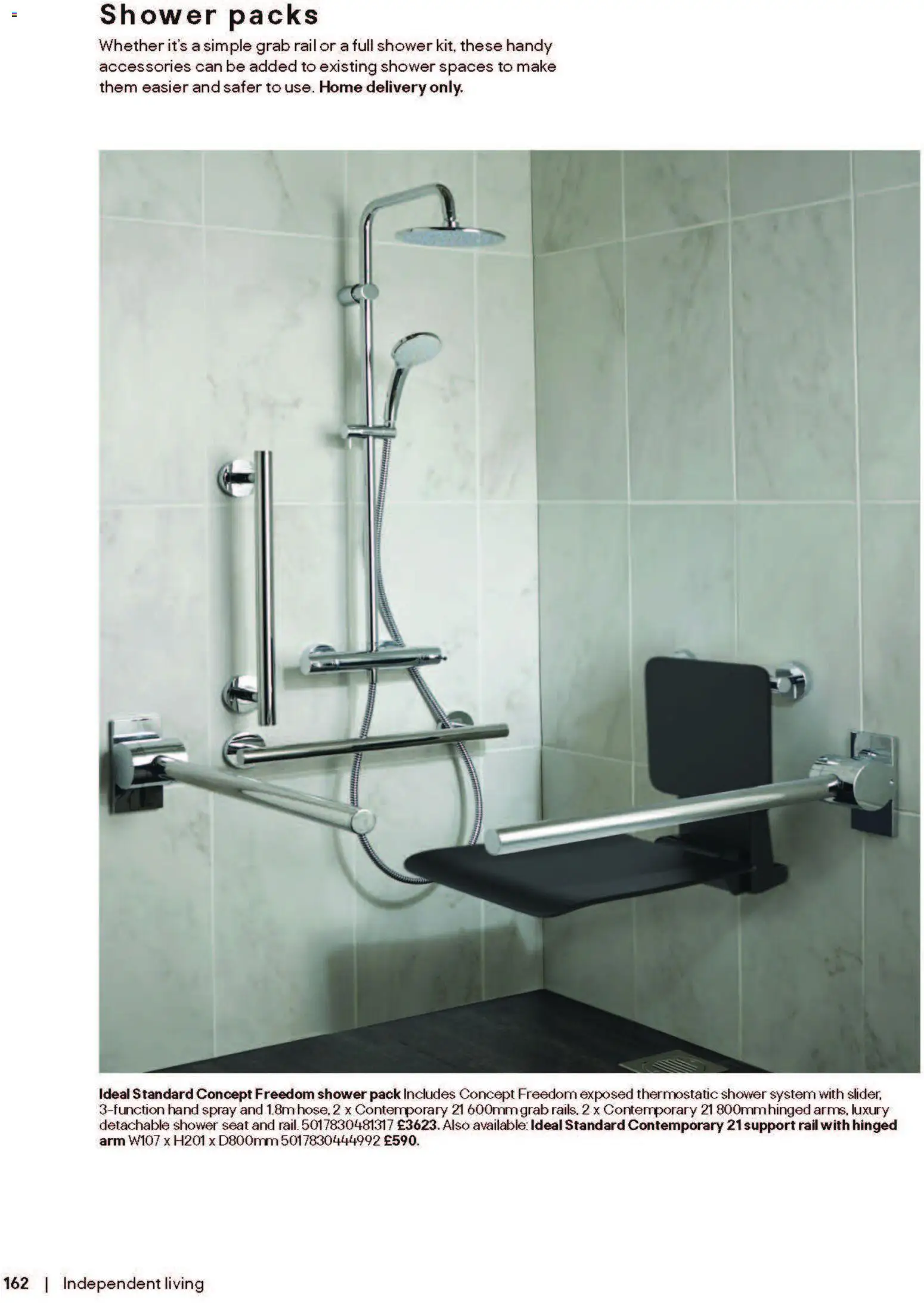 {H1} | Page: 162 | Products: Shower
