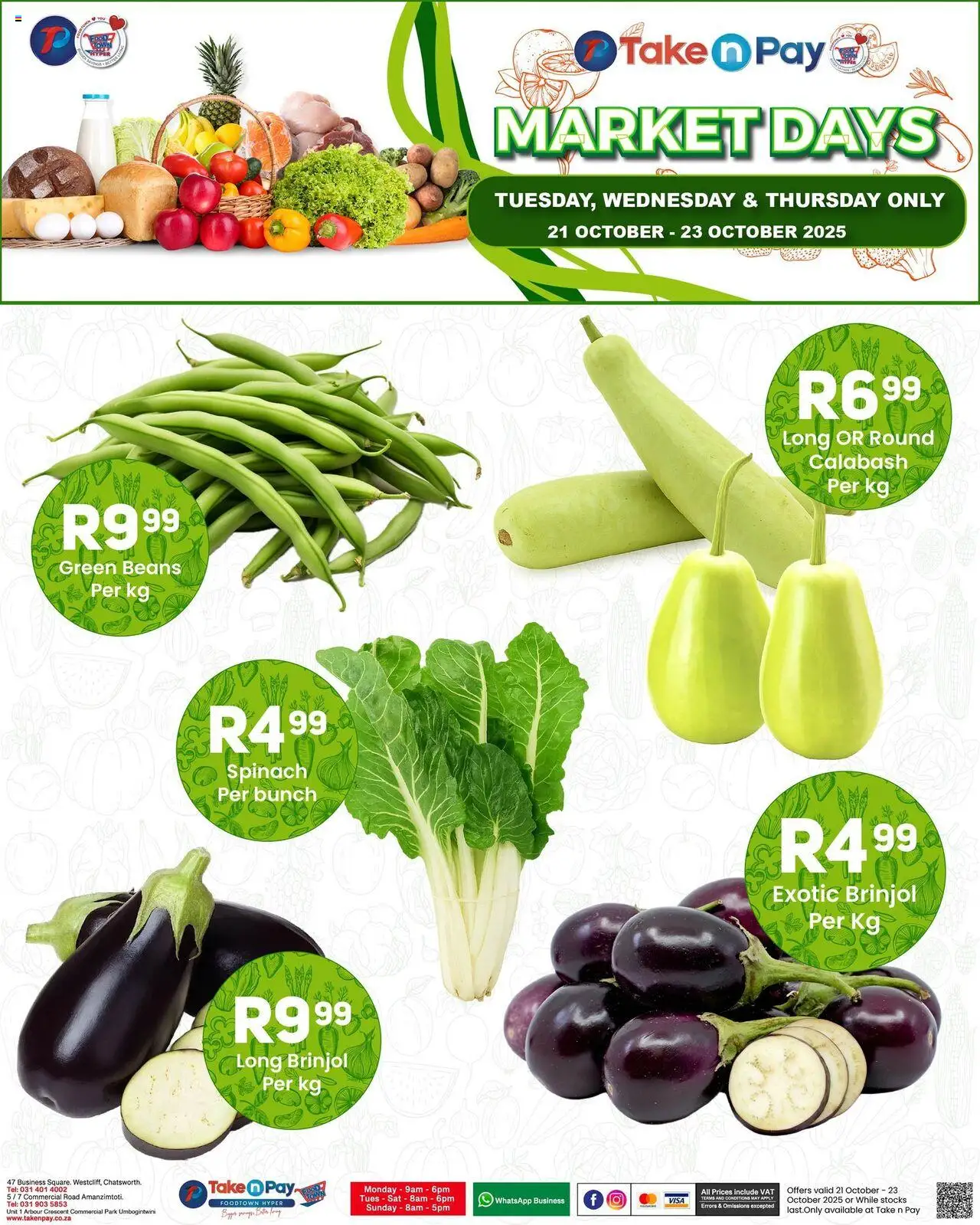 New Take n Pay catalogue – valid from 21.10.2025 | Page: 2 | Products: Beans