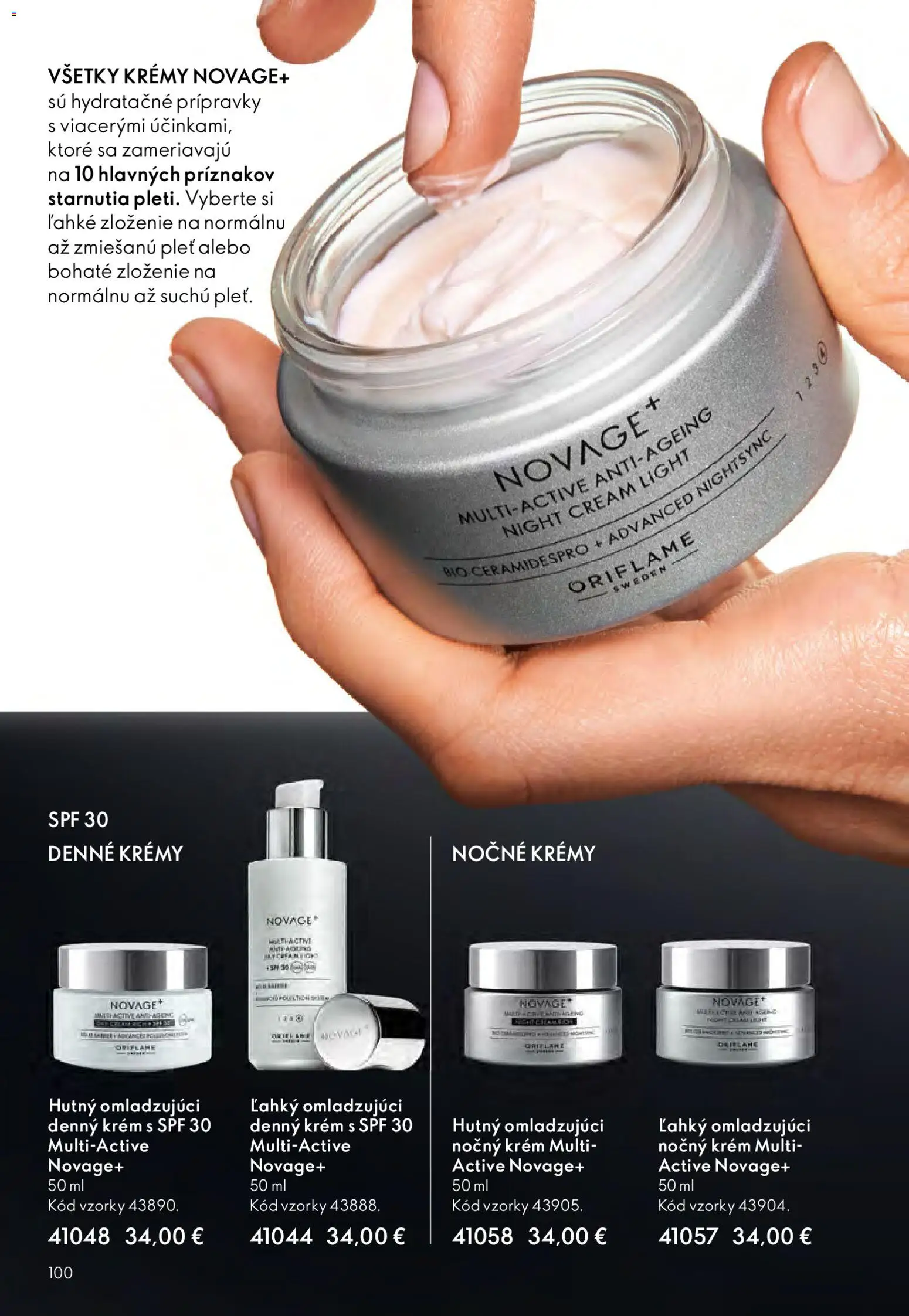 Nové Oriflame akcie – leták je platný od 03.12.2025 | Strana: 100 | Produkty: Krém