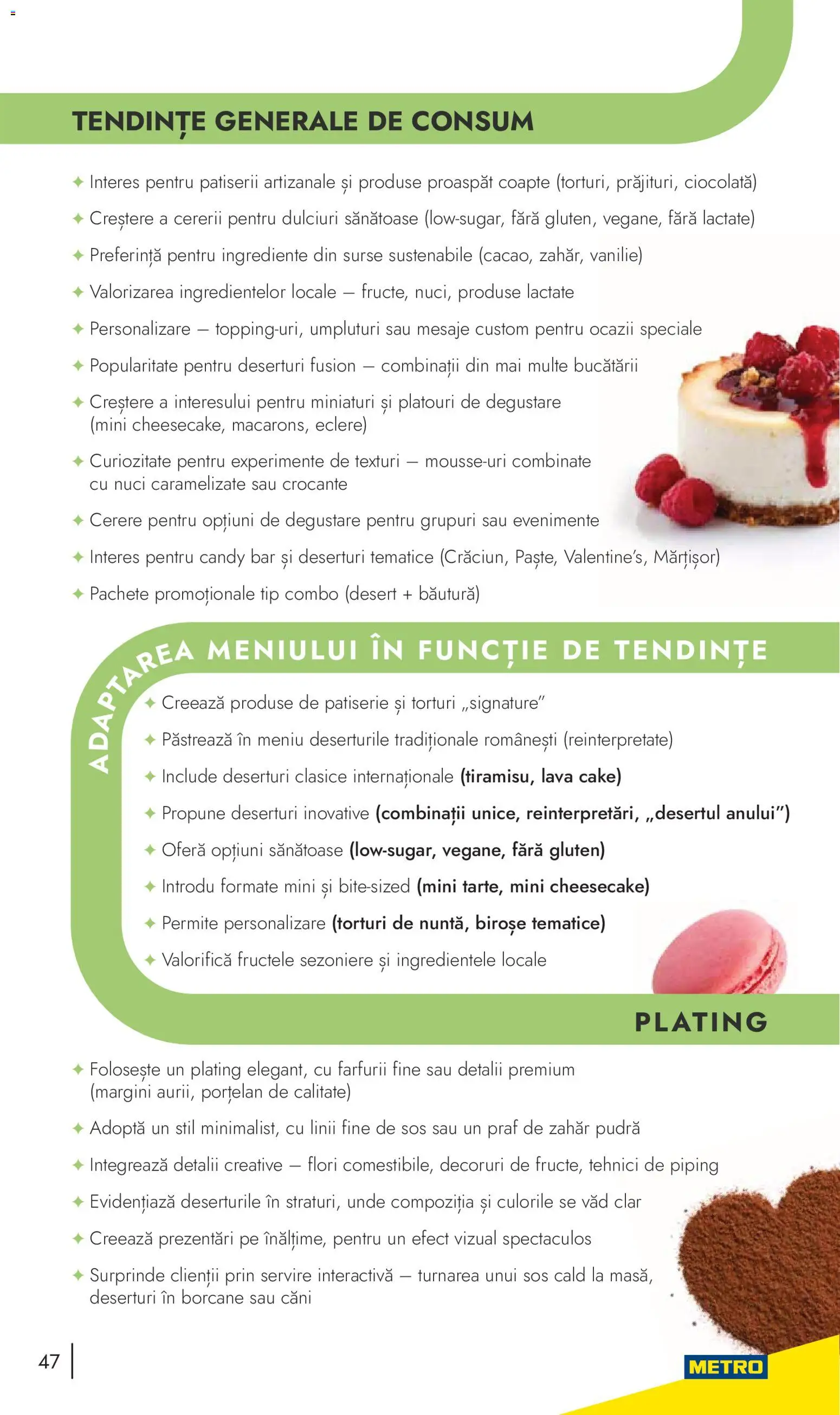 Noul catalog Metro – valabil de la 10.11.2025 | Pagină: 47 | Produse: Pudră, Ciocolată, Sos, Zahăr