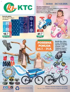 Katalog igračaka i tekstila KTC - Pregled kataloga iz trgovine KTC, vrijedi od 24.07.2025