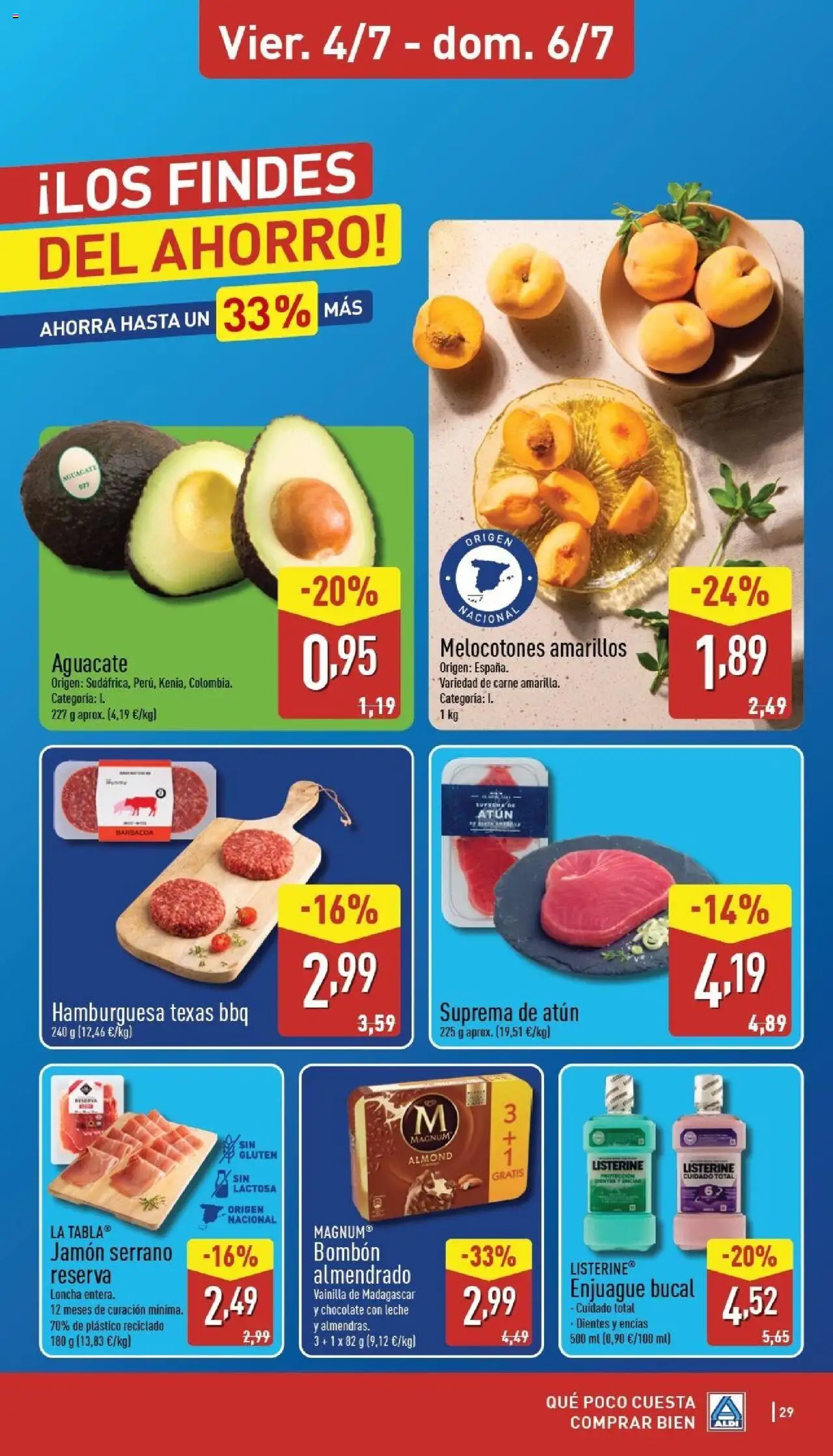 Aldi folleto Península │ válido desde el 30.06.2025 | Página: 29 | Productos: Chocolate, Jamón, Chocolate con leche, Barbacoa