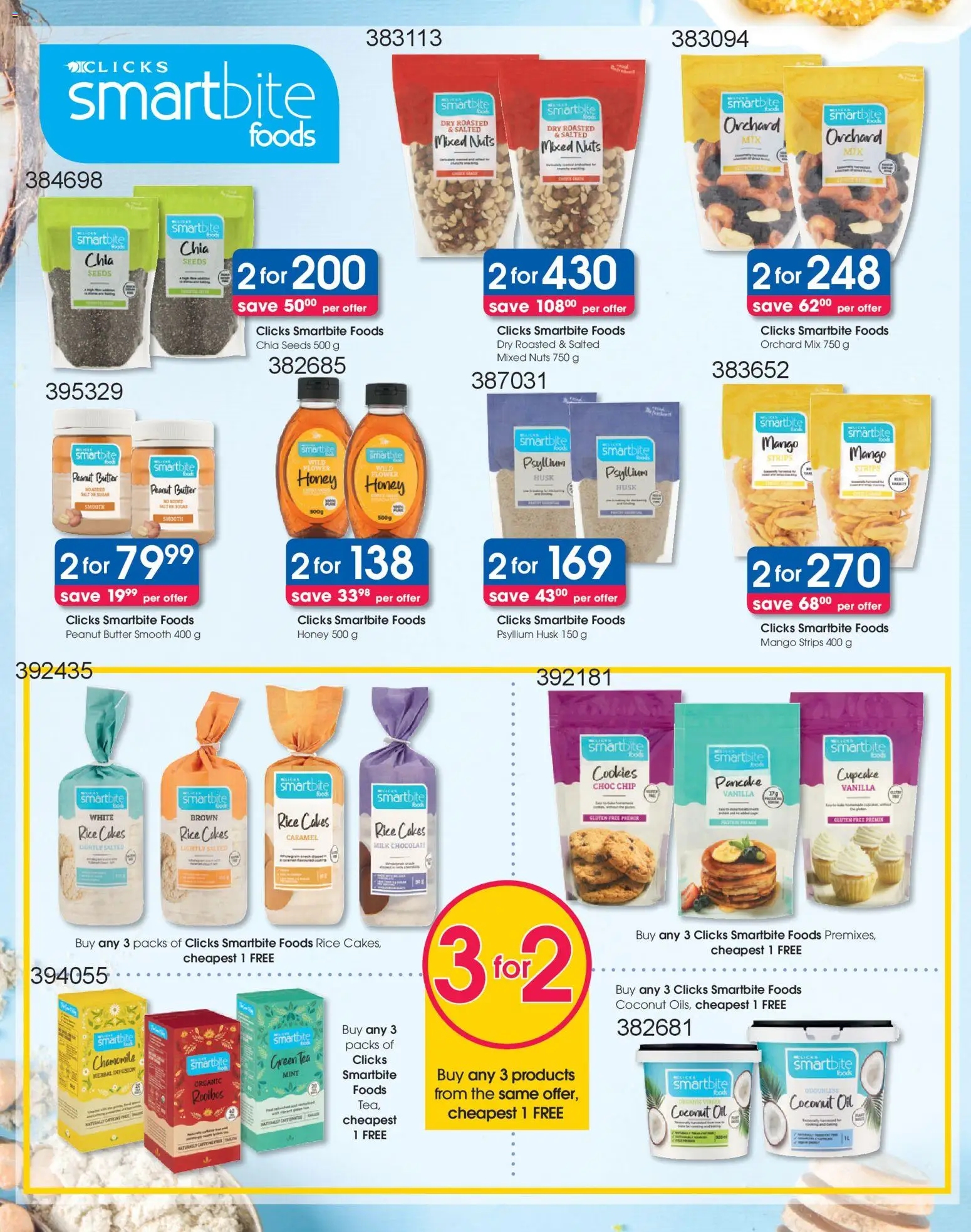 New Clicks catalogue – valid from 30.12.2025 | Page: 6 | Products: Milk, Rice, Nuts, Mango