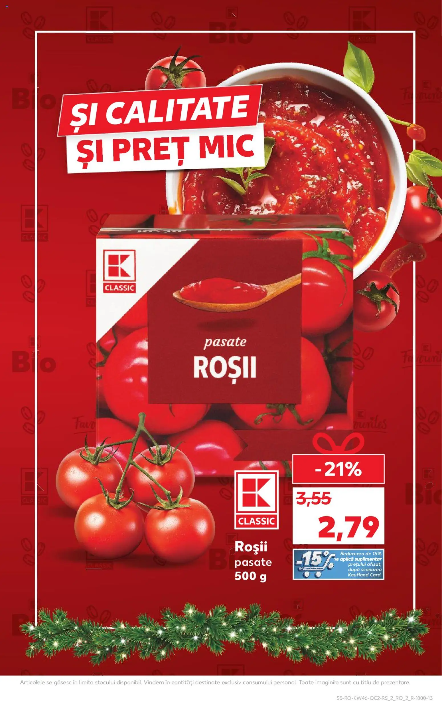 Kaufland RO akciós ujság - amely érvényes a következő dátumtól: 12.11.2025 | Oldal: 5