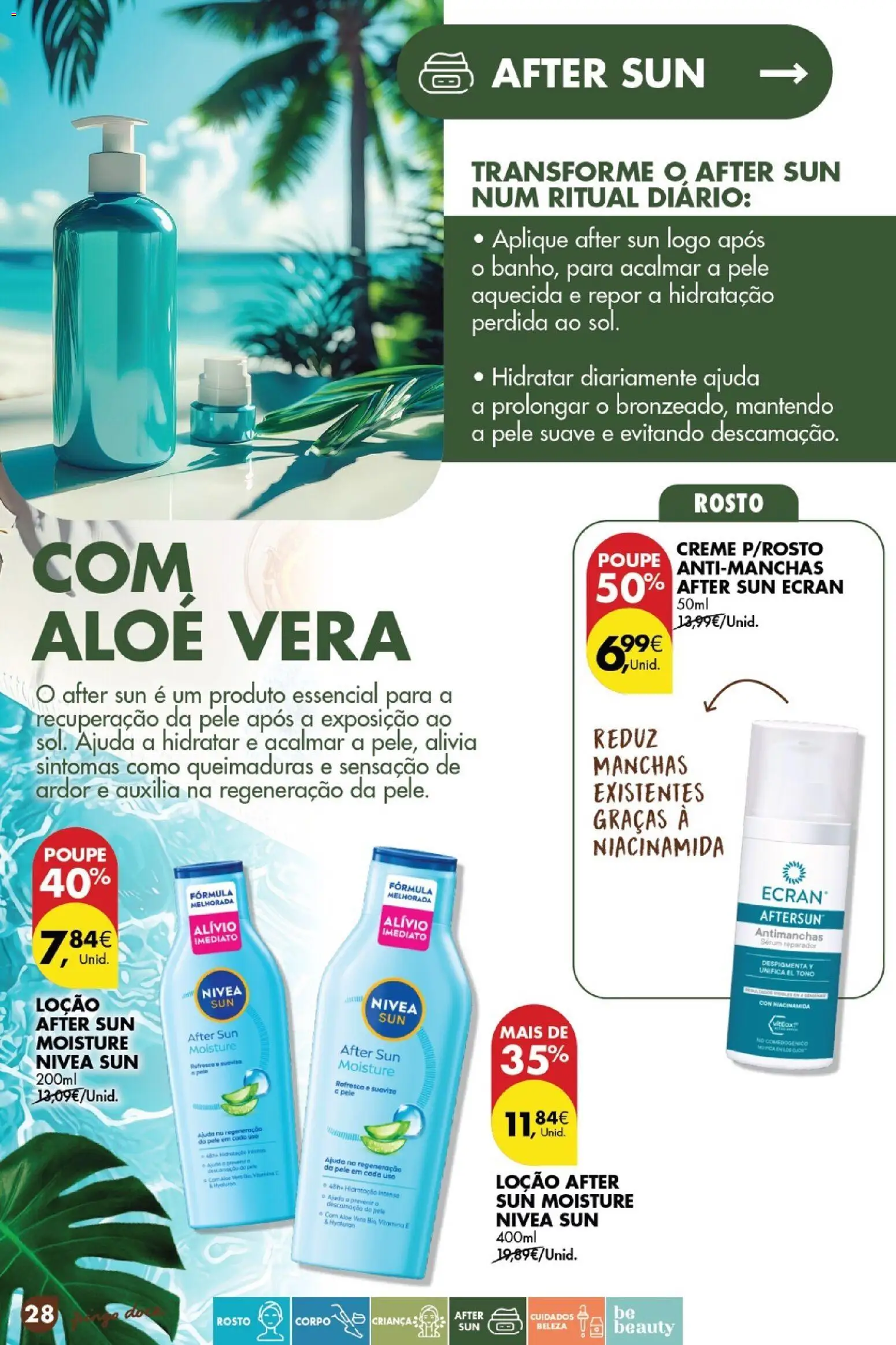 Pingo Doce Catálogo de solares 2026 │ válido de 24.03.2026 | Página: 28 | Produtos: Sérum, Creme