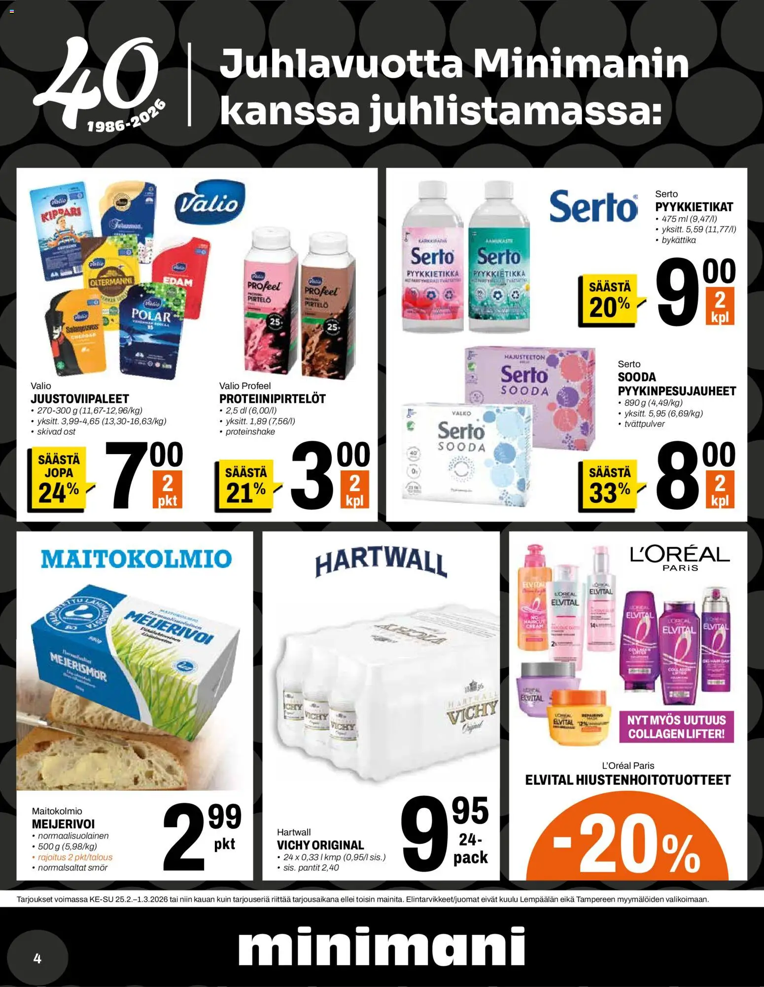 Minimani tarjoukset – voimassa 25.02.2026 alkaen | Sivu: 4 | Tuotteet: Pirtelö