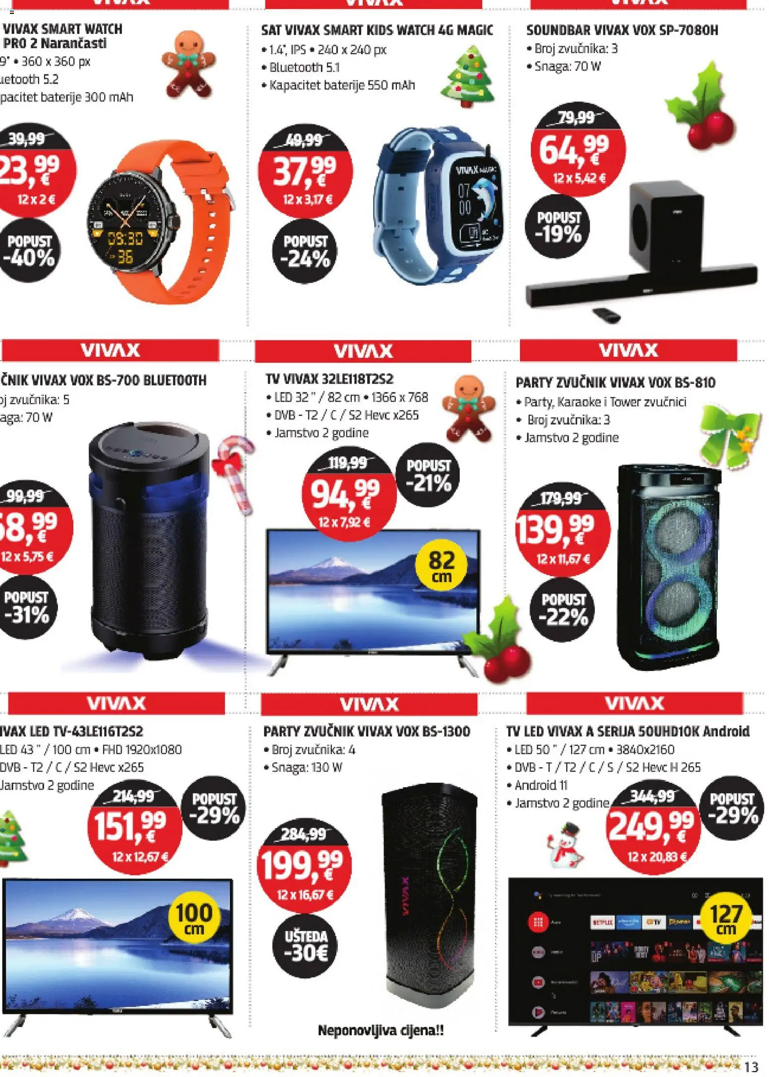 Centar Tehnike katalog | vrijedi od 15.12.2025 | Stranica: 13 | Proizvodi: Baterije, Sat, Tv, Zvučnik