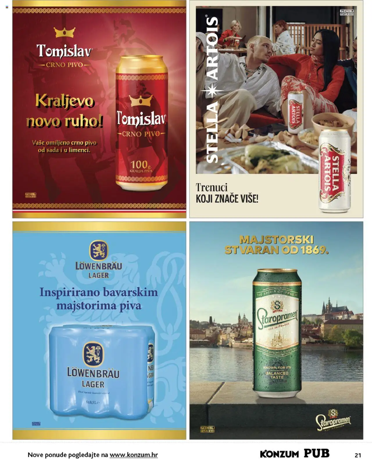 Konzum katalog | vrijedi od 15.09.2025 | Stranica: 21 | Proizvodi: Staropramen, Pivo