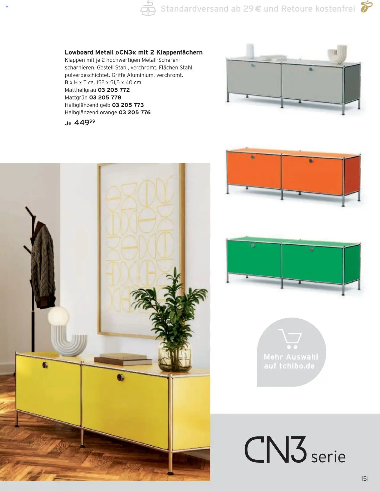 Katalog Tchibo Herbst – gültig ab 15.09.2025 | Seite: 151 | Produkte: Lowboard