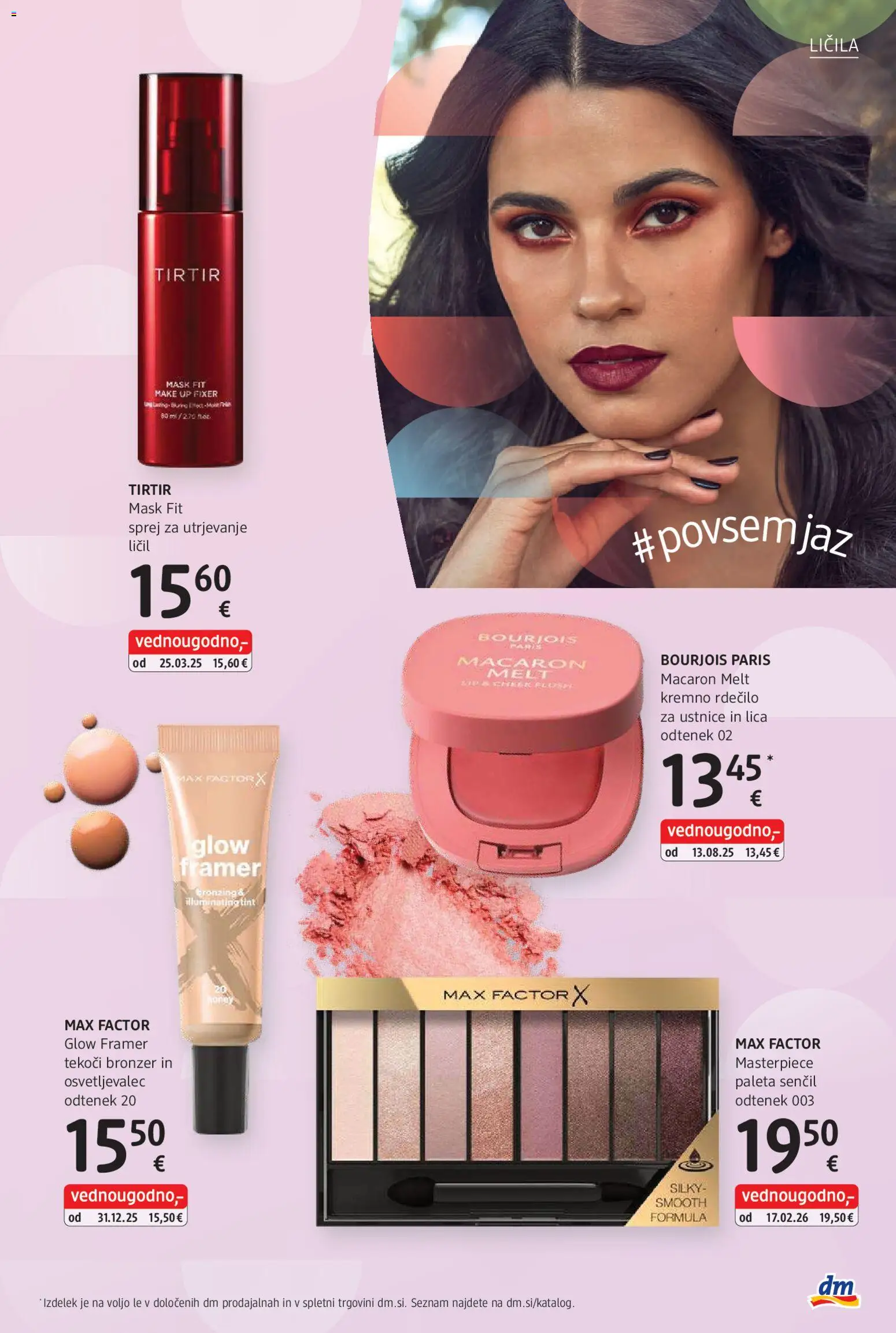 Novi DM Drogerie Markt katalog ponudbe – veljaven od 01.04.2026 | Stran: 7 | Izdelki: Paleta senčil, Licila, Bronzer, Rdecilo za ustnice