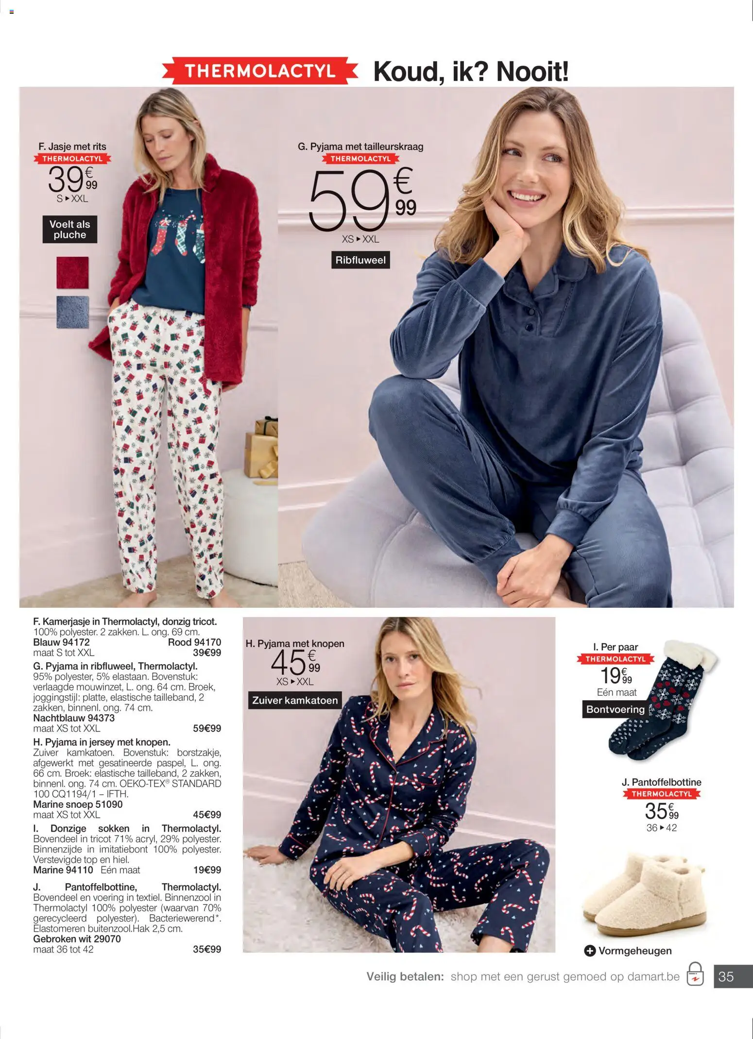 {H1} | Pagina: 35 | Producten: Snoep, Broek, Sokken, Pyjama