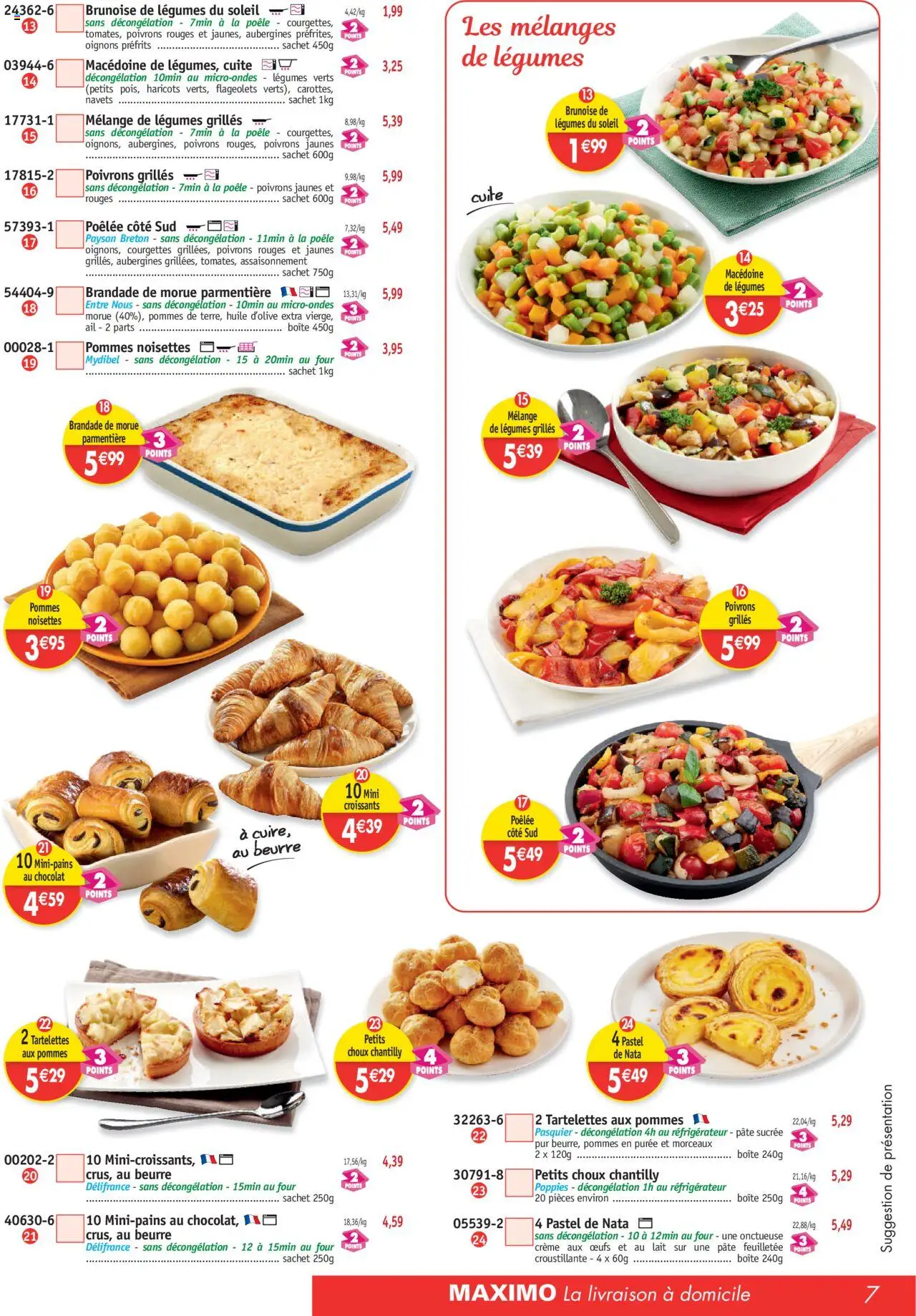  | Page: 7 | Produits: Four, Ail, Morue, Œufs