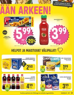 Halpa Halli-mainoslehti voimassa 22.10.2025 alkaen | Sivu: 3 | Tuotteet: Vadelma, Kalapuikot, Kaura, Voi