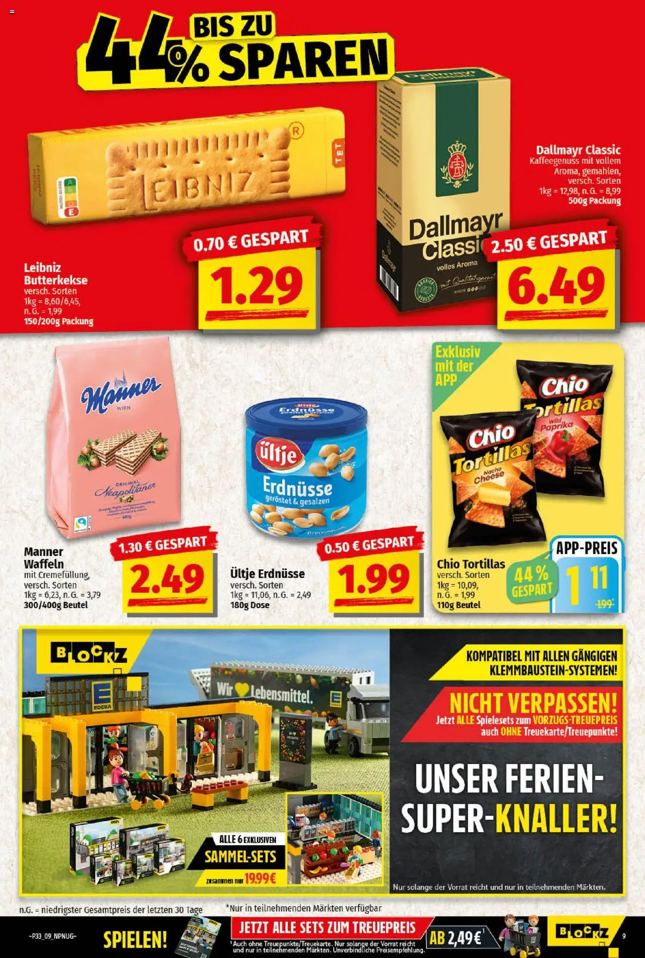 NP Discount Prospekt 	 - gültig ab dem 11.08.2025 | Seite: 9 | Produkte: Erdnüsse, Waffeln, Dallmayr, Paprika