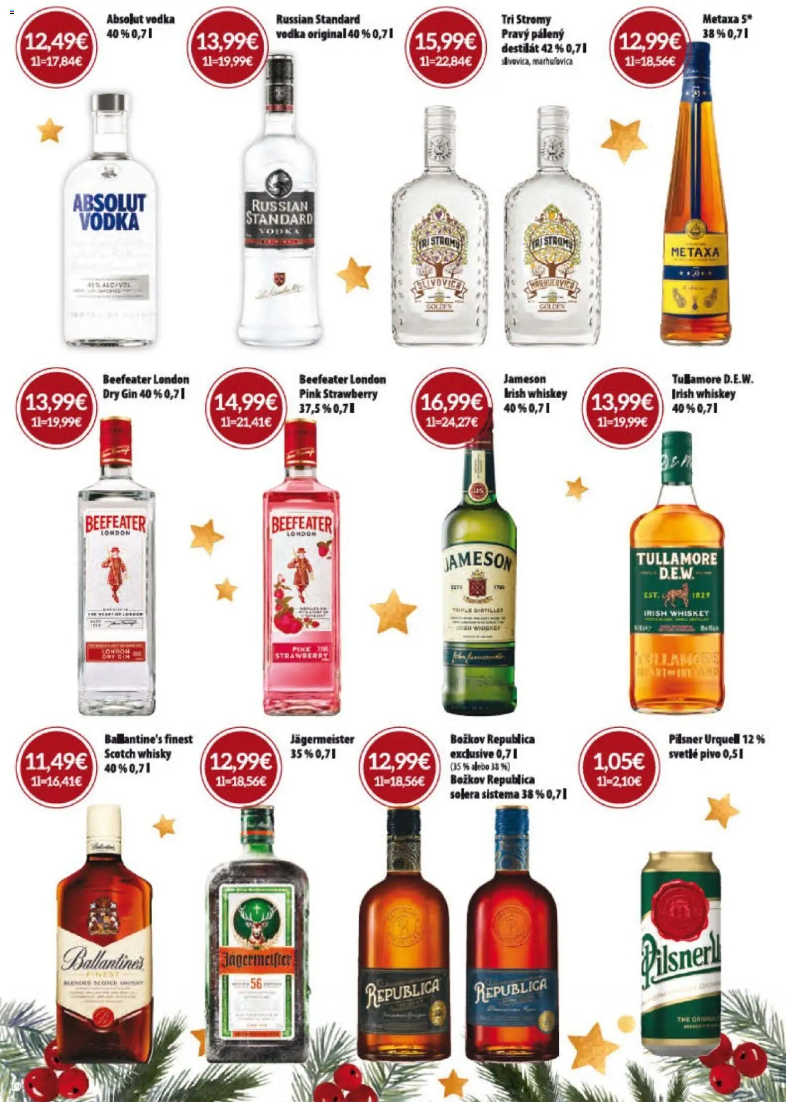 Nové KARMEN CBA akcie – leták je platný od 01.12.2025 | Strana: 41 | Produkty: Beefeater, Metaxa, Božkov, Vodka