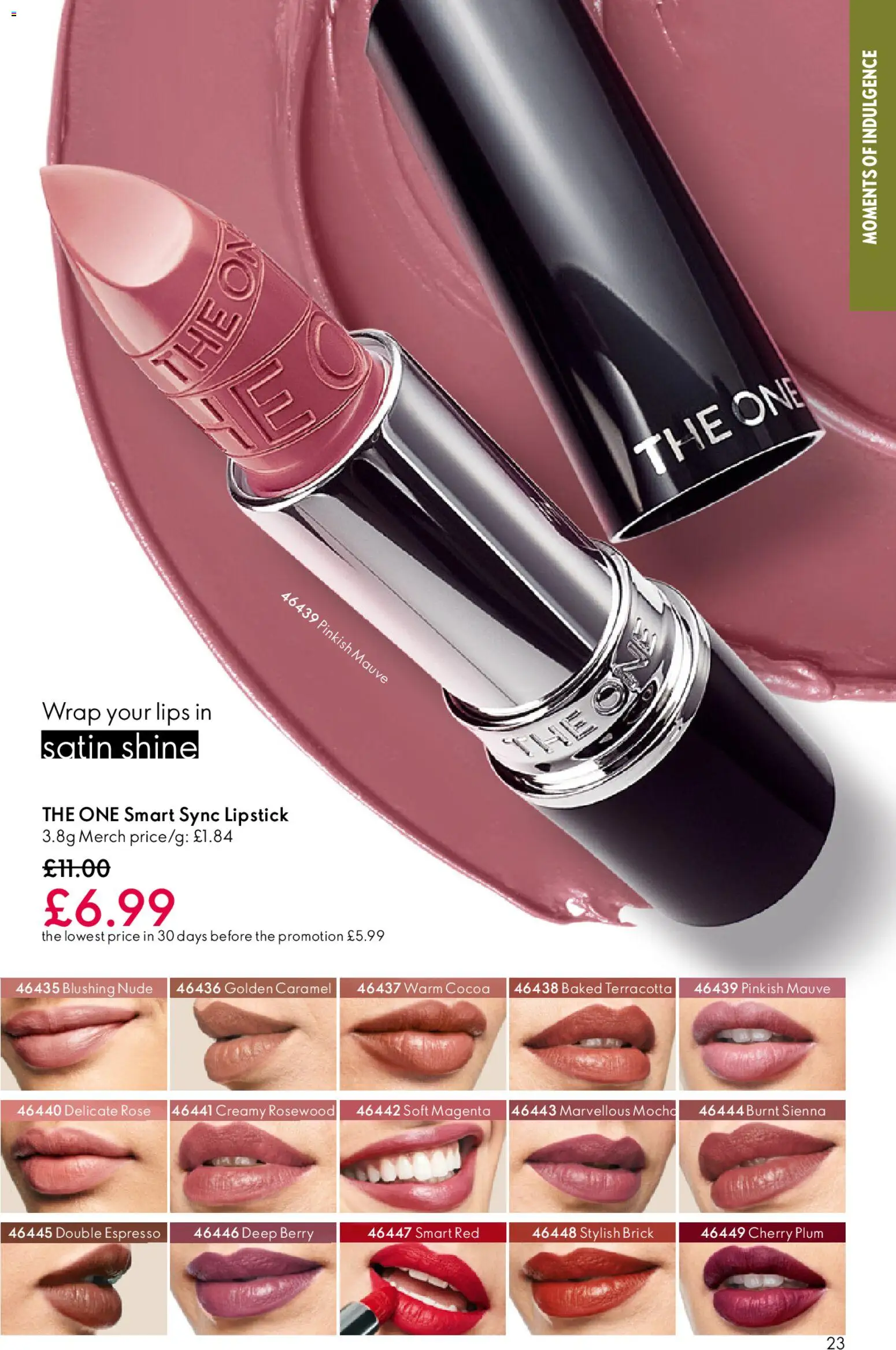 {H1} | Page: 23 | Products: Lipstick, Cocoa