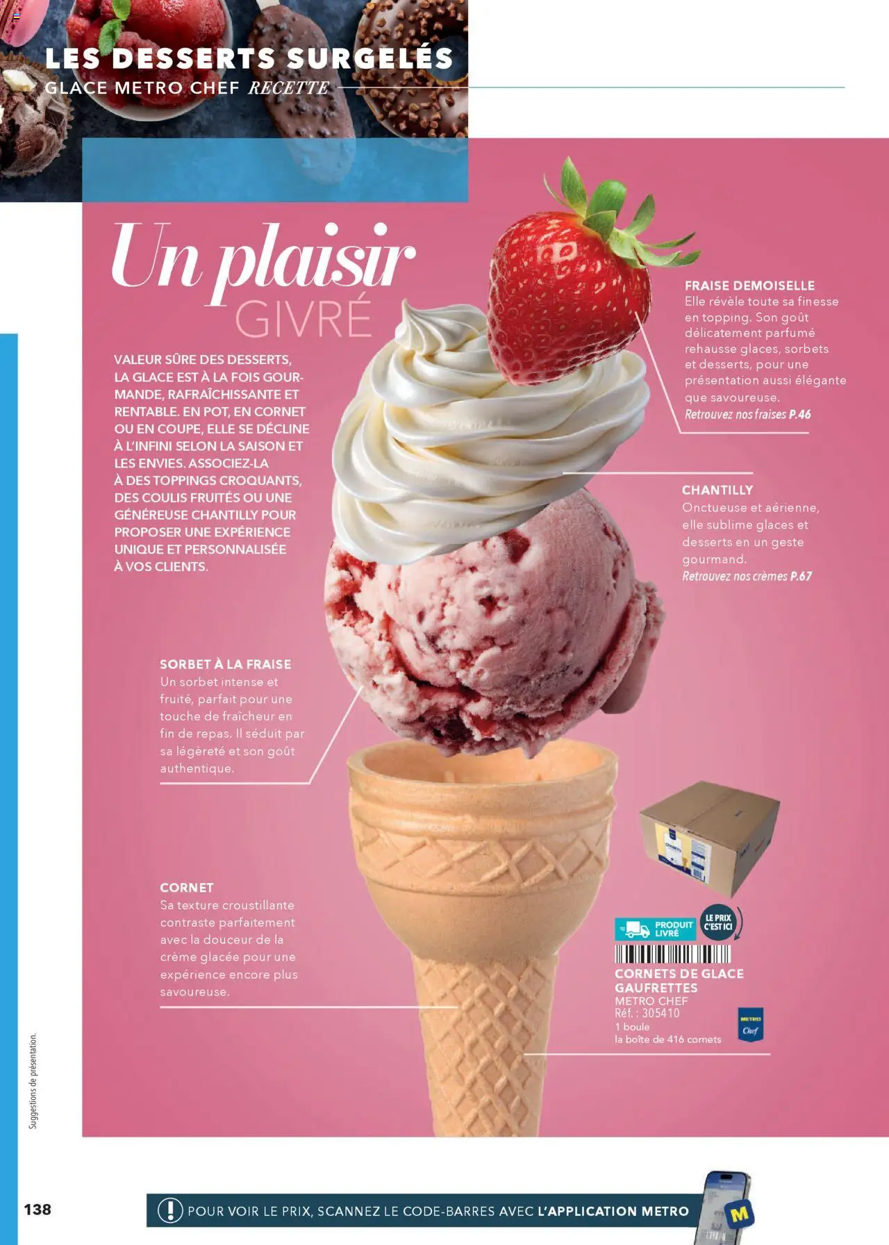  | Page: 138 | Produits: Glaces, Cônes, Livre, Crème
