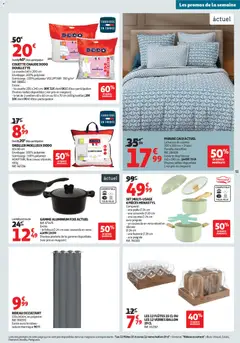 Auchan - Prévisualisation de Auchan - C'est parti pour les 25 JOURS AUCHAN valide à partir de 28.10.2025 | Page: 51 | Produits: Poêle, Isolant thermique, Housse de couette, La couette