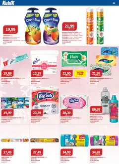 Náhled letáku Kubík leták - Velkoobchod od 01.12.2025 | Strana: 24 | Produkty: Kuchyňské utěrky, Utěrky, Ubrousky, Tampony