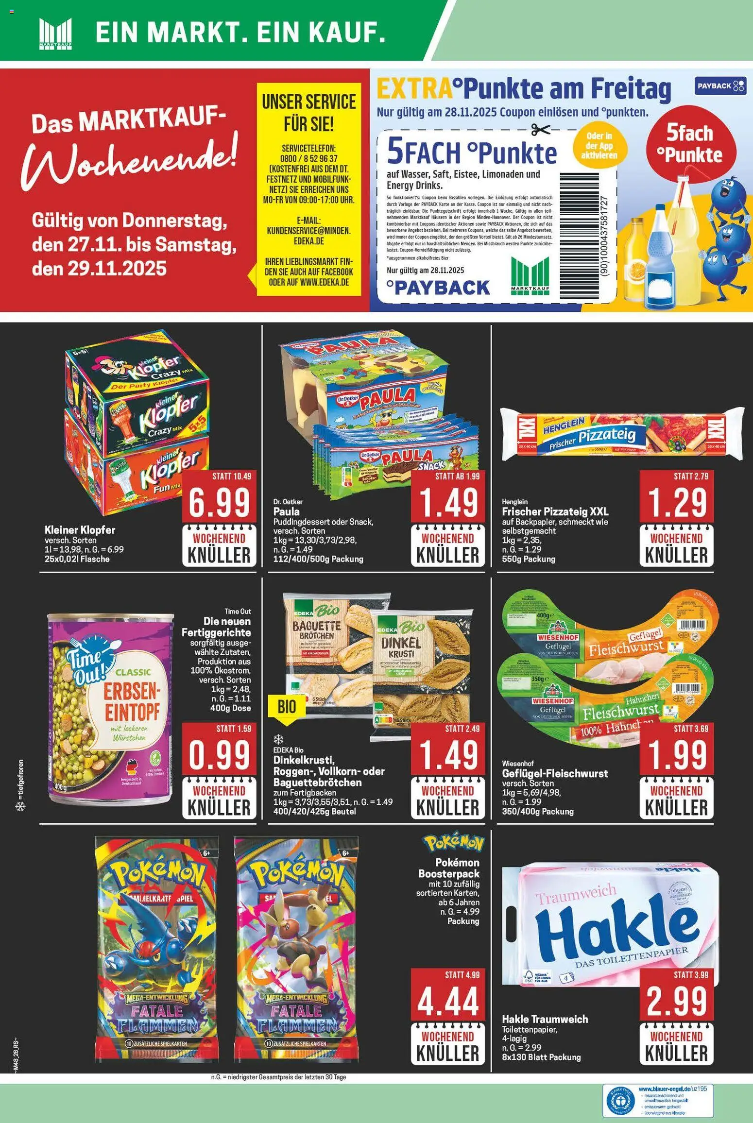 Marktkauf - Black Friday – gültig ab 24.11.2025 | Seite: 28 | Produkte: Energy, Bier, Baguette, Fertiggerichte