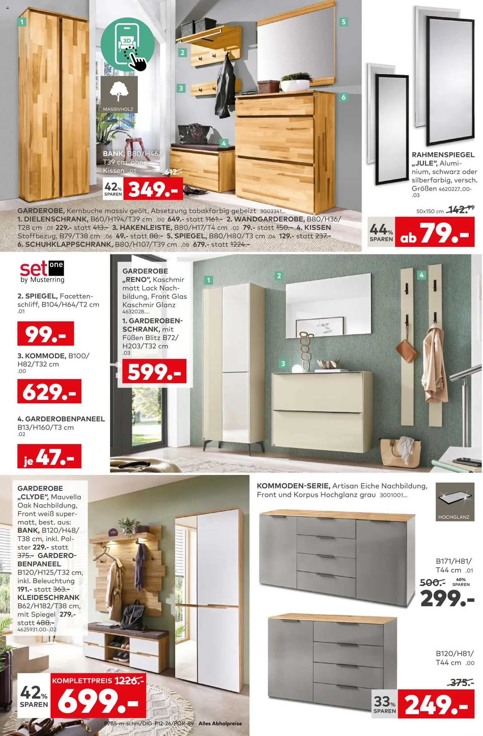 Porta! Prospekt 	 – gültig ab 09.03.2026 | Seite: 14 | Produkte: Kissen, Spiegel