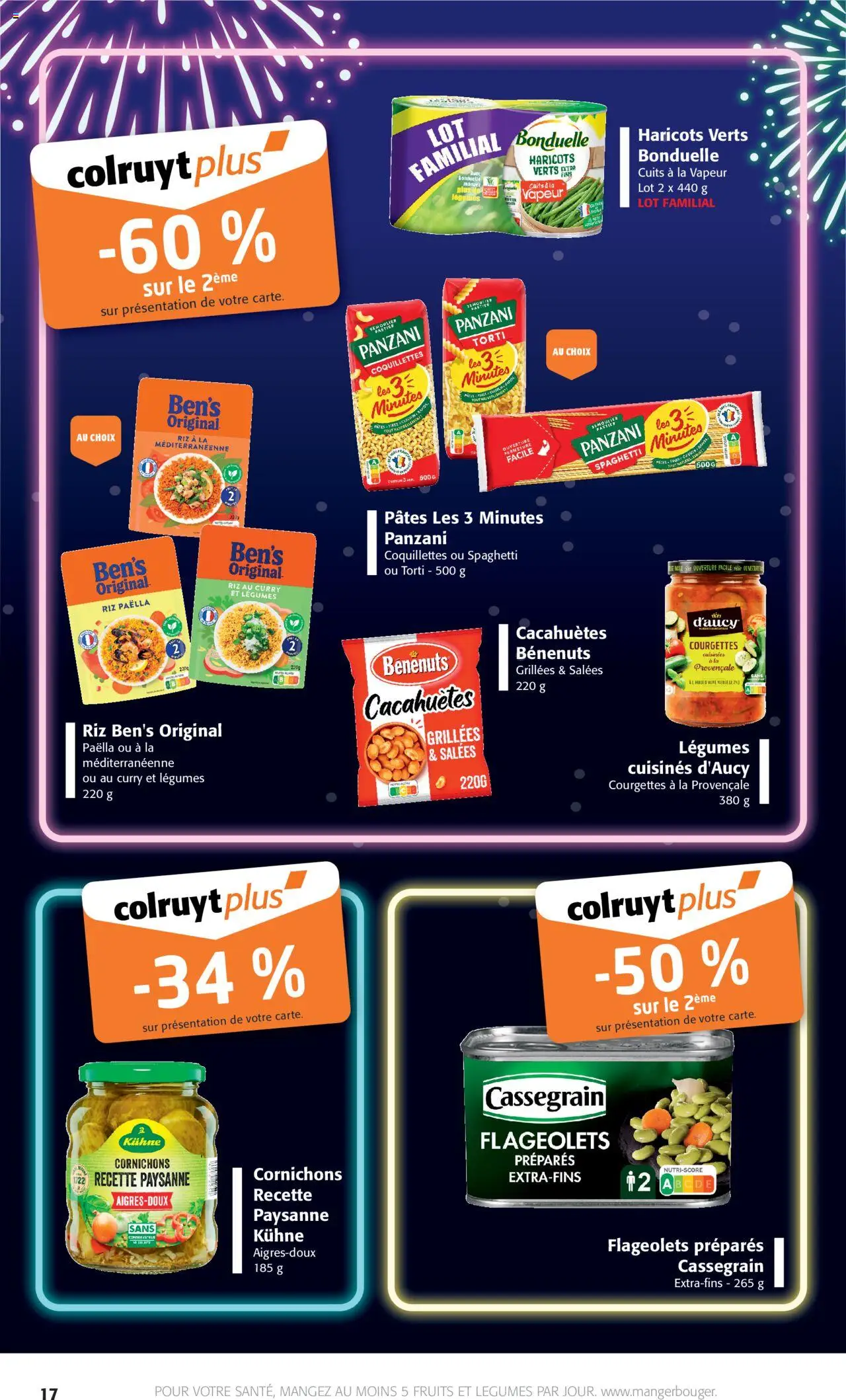 {H1} | Page: 17 | Produits: Spaghetti, Haricots verts, Curry, Coquillettes