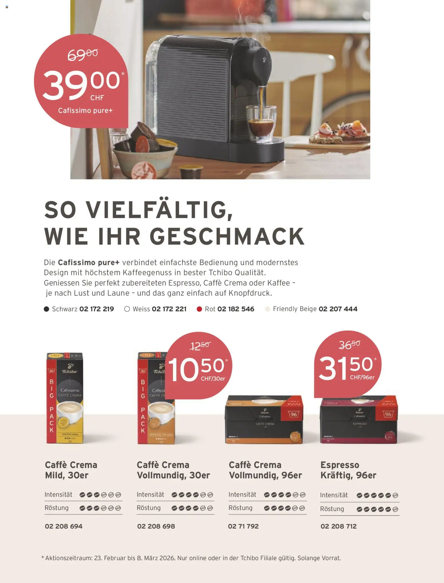 Tchibo Aktionen – gültig ab 24.02.2026 | Seite: 170 | Produkte: Kaffee
