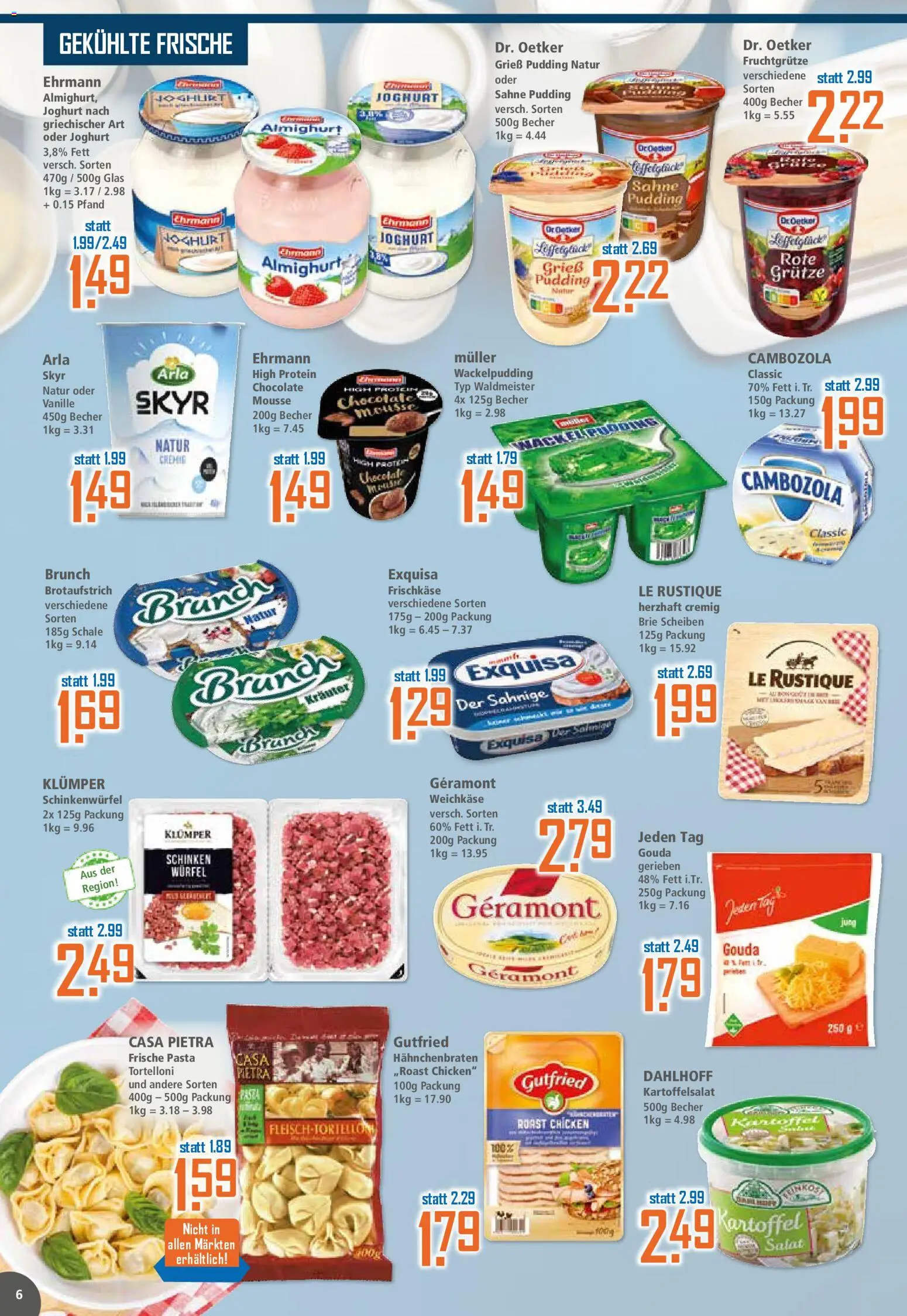 Klaas & Kock Prospekt 	 – gültig ab 26.01.2026 | Seite: 6 | Produkte: Exquisa, Pasta, Sahne, Salat