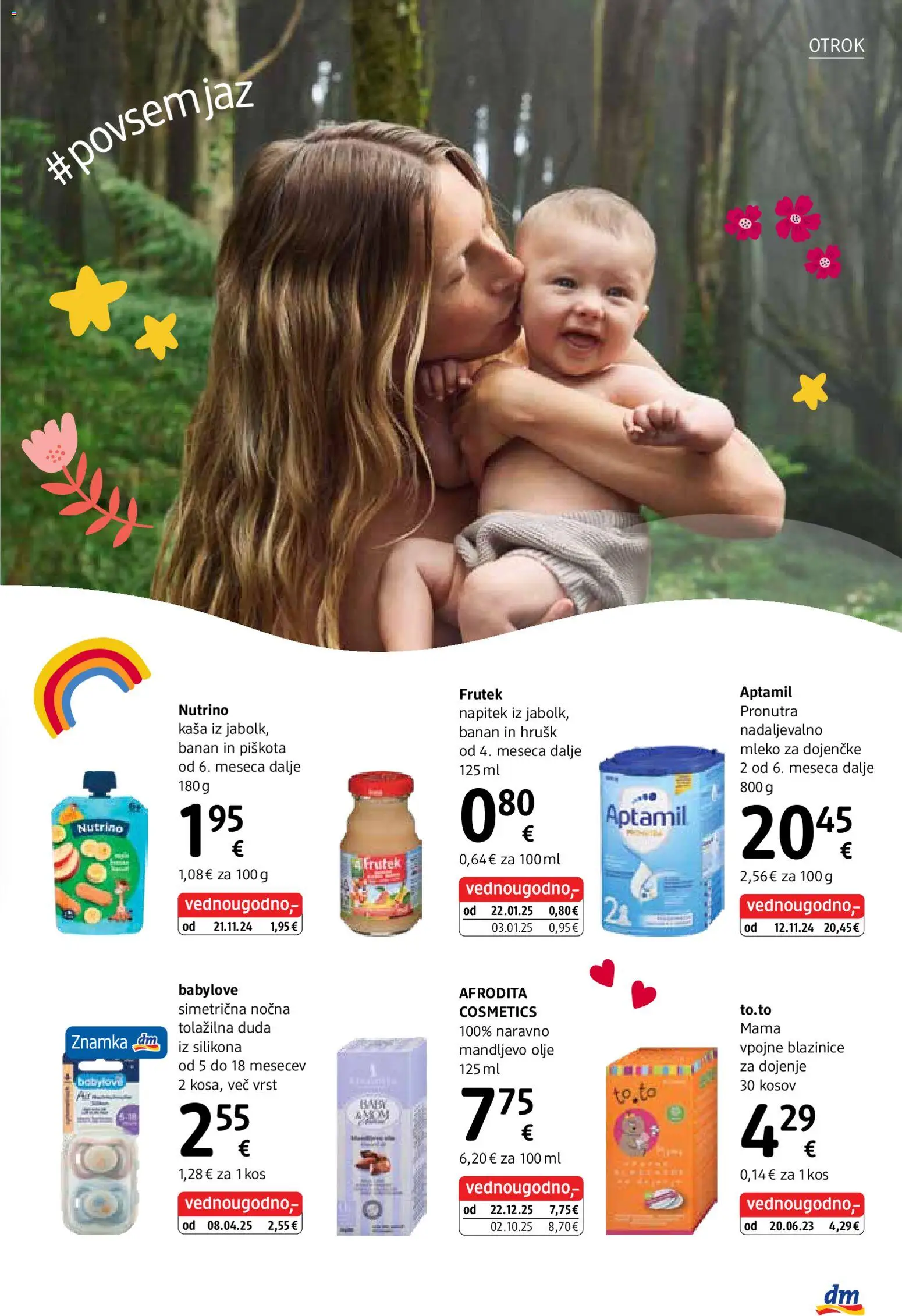 Novi DM Drogerie Markt katalog ponudbe – veljaven od 05.01.2026 | Stran: 25 | Izdelki: Kos, Mleko, Olje