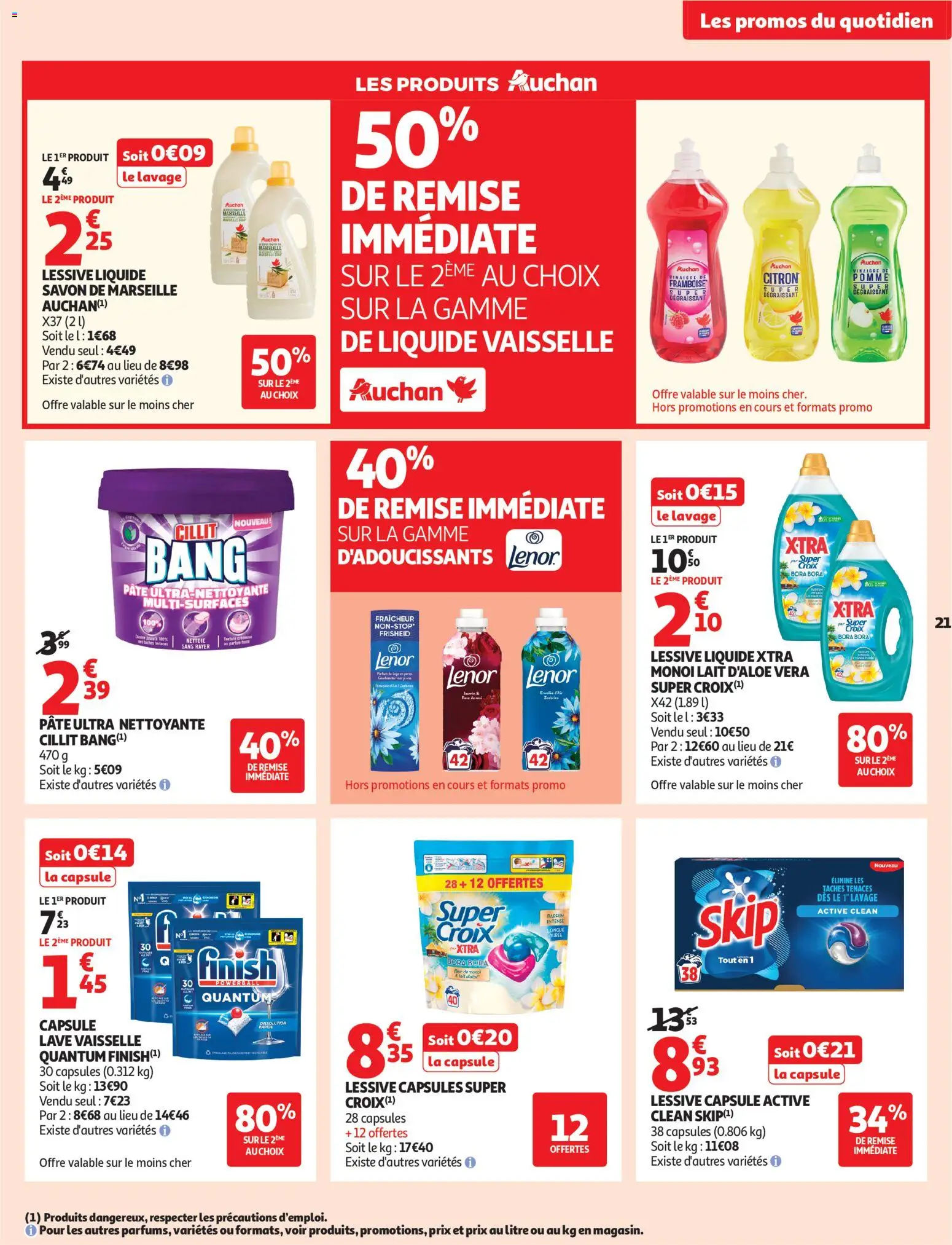 {H1} | Page: 21 | Produits: Framboise, Savon, Lessive Liquide, Lait