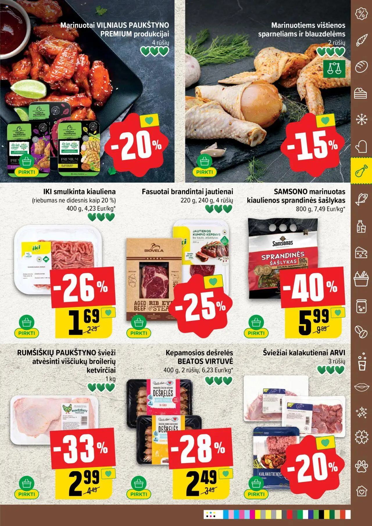 IKI - Leidinys│galioja nuo 11.08.2025 | Puslapis: 21 | Prekių: Vištienos, Kiaulienos, Jautienos, Kiauliena