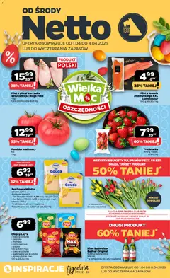 Pogląd oferty "Netto gazetka od środy spożywcza" - ważna od 01.04.2026