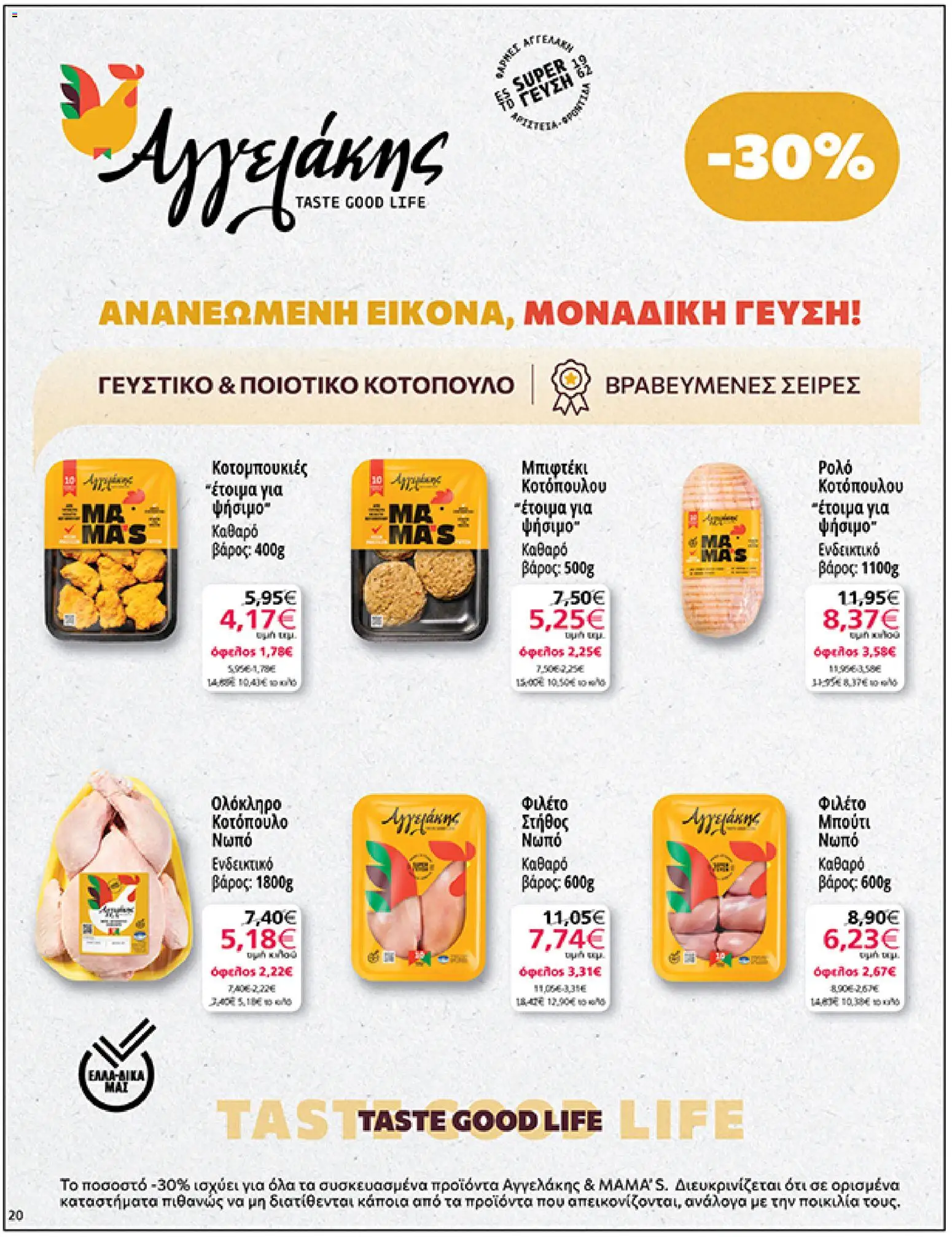  | Σελίδα: 20 | Προϊόντα: Κοτόπουλο, Φιλέτο