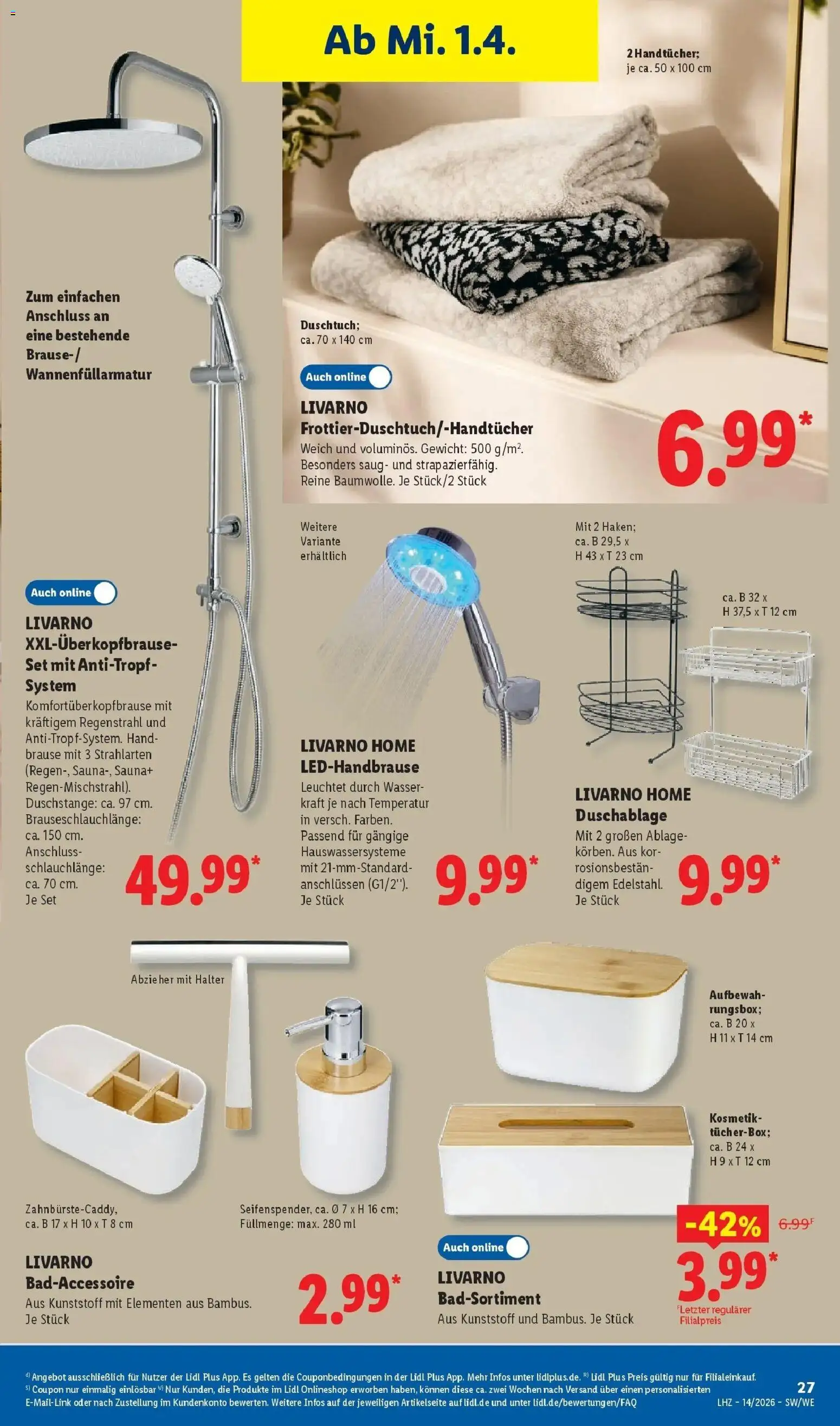 Lidl Prospekt Rheinbrohl – gültig ab 30.03.2026 | Seite: 51 | Produkte: Gewicht, Wasser