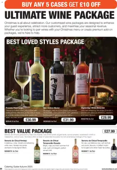 Preview of Booker Wholesale - Autumn News valid from 07.10.2025 | Page: 84 | Products: Wine, Cream, Raspberry