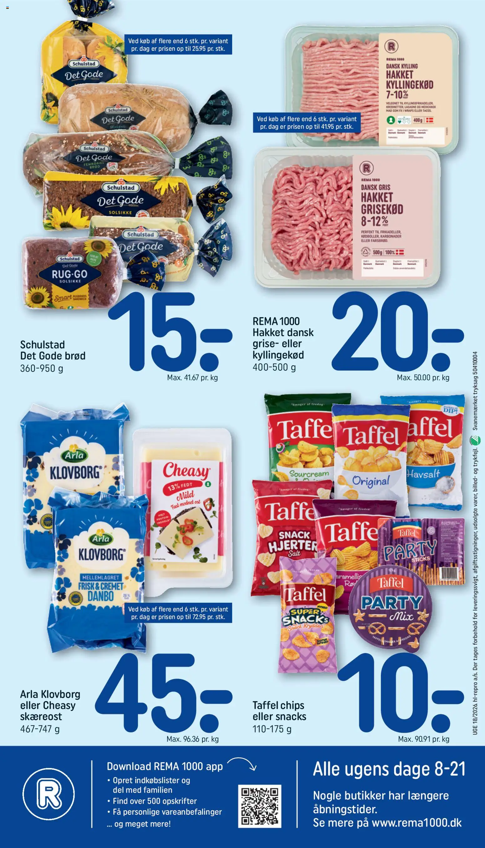 Rema 1000 tilbudsavis – gyldig fra 26.04.2026 | Side: 24 | Produkter: Brød, Kyllingekød, Chips, Salt