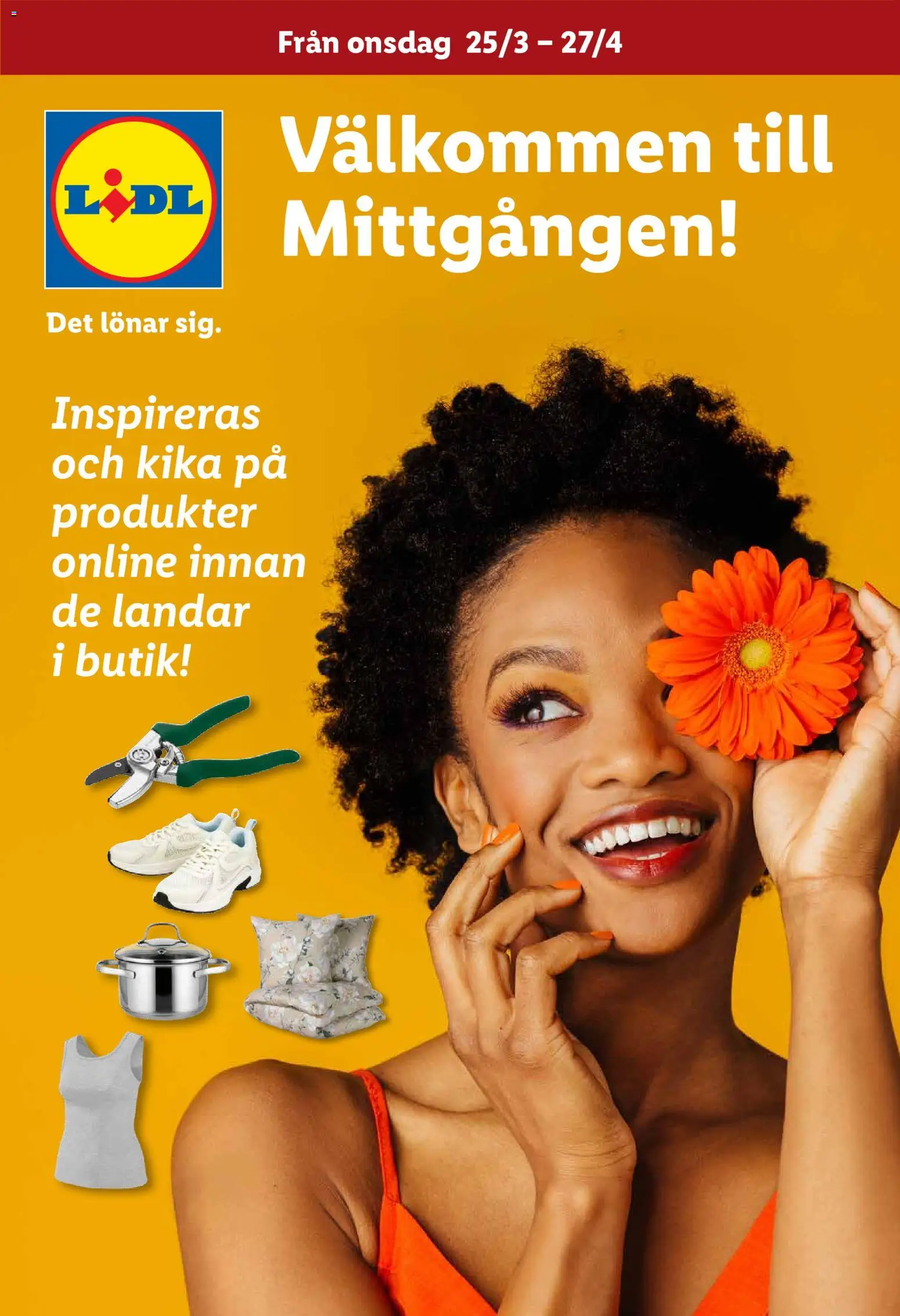 Lidl reklamblad aktuell från 25.03.2026 | Sida: 1