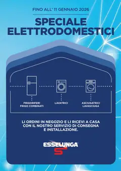 Anteprima del volantino Esselunga S Speciale Elettrodomestici catalogo valido a partire dal 27.11.2025