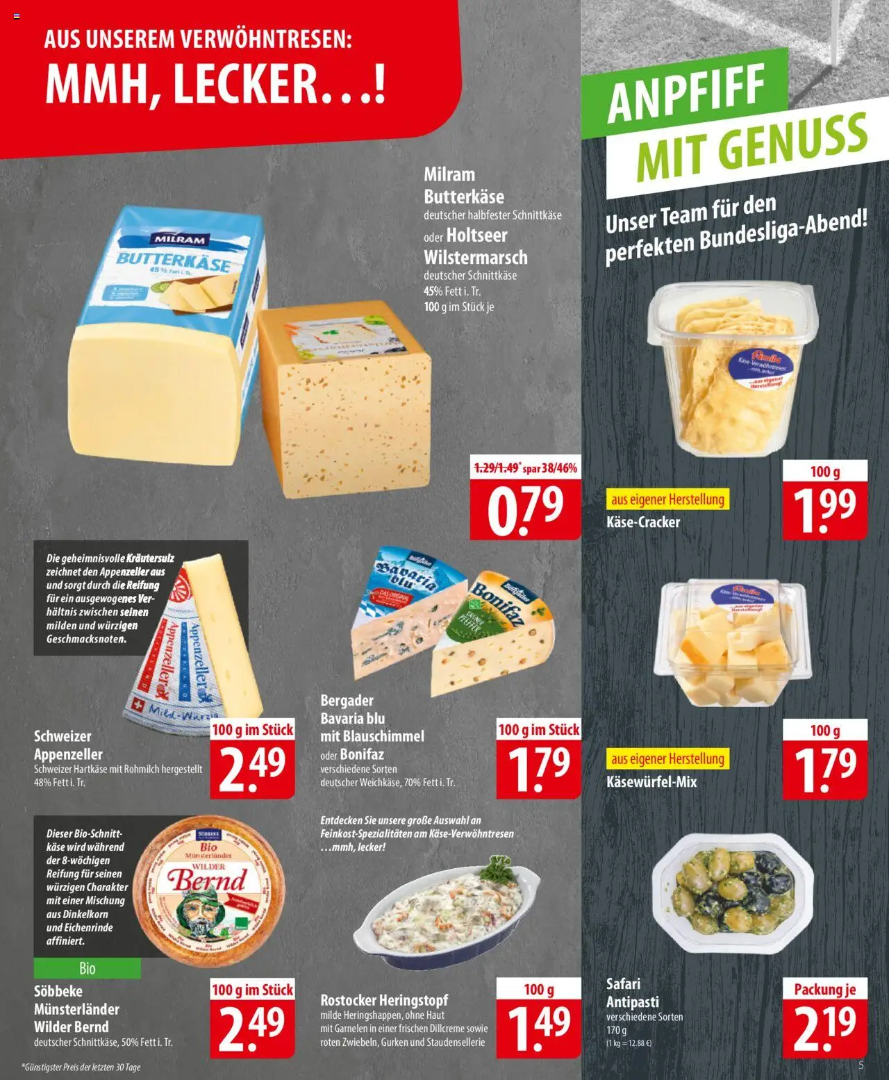 Famila Prospekt 	 - gültig ab dem 18.08.2025 | Seite: 5 | Produkte: Garnelen, Milram, Pfeffer, Gurken
