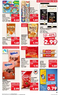 NESTLÉ Smarties, Original oder White je 120 - 130-g-Riesenrolle ab 30.10.2025 gültig | Seite: 39
