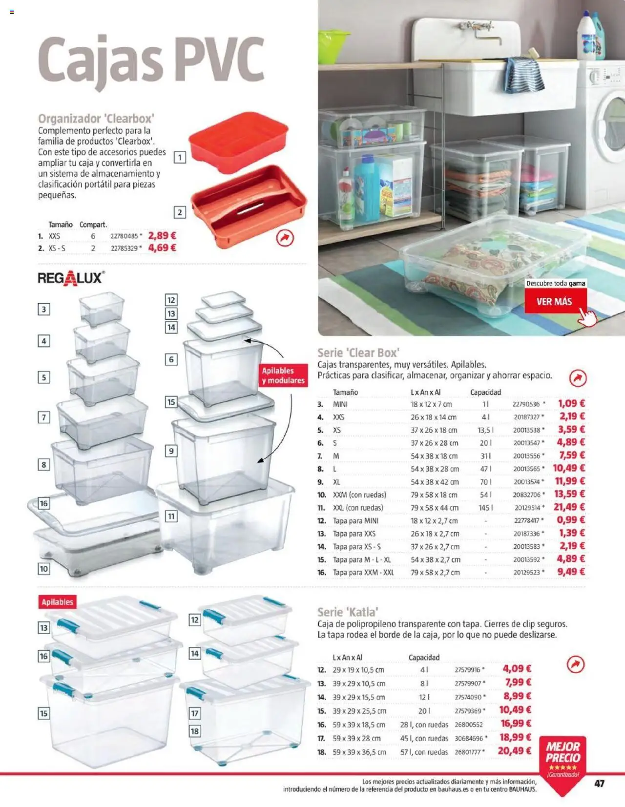 Bauhaus folleto │ válido desde el 05.08.2025 | Página: 47 | Productos: Organizador, Caja