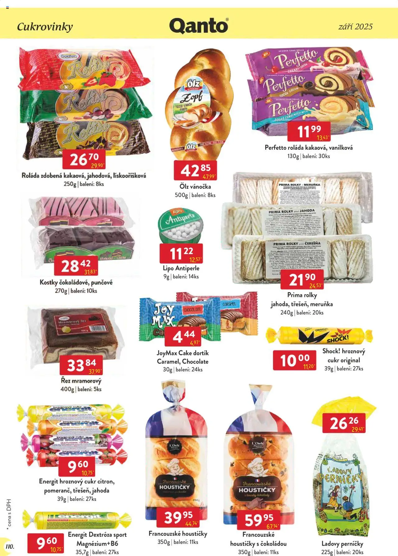 Astur & Qanto leták - Velkoobchod 09/2025 od 01.09.2025 | Strana: 110 | Produkty: Ladovy perníčky, Cukr, Kostky, Perníčky