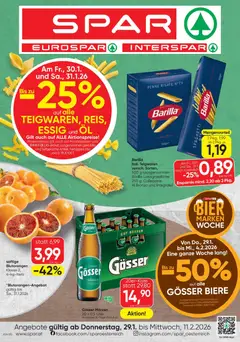 Spar Flugblatt ab 29.01.2026 gültig