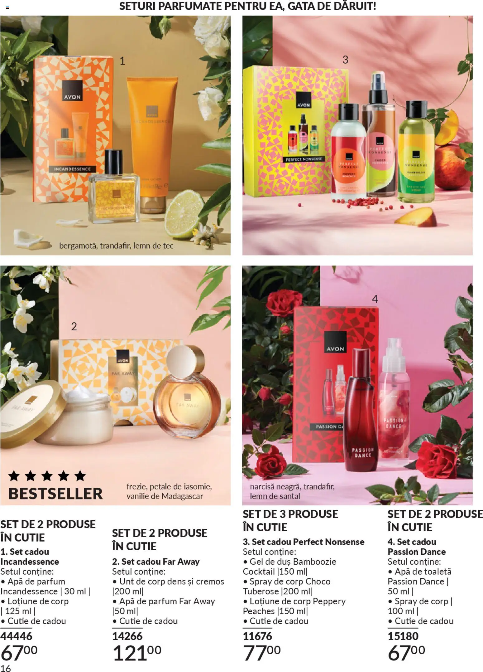 Noul catalog Avon – valabil de la 01.04.2026 | Pagină: 198 | Produse: Apă de parfum, Unt de corp, Apă de toaletă, Cocktail