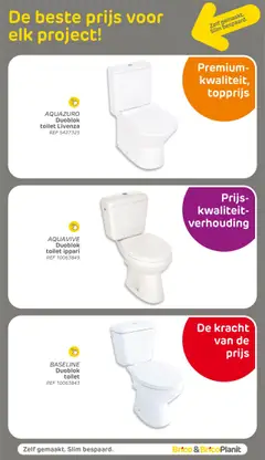 Brico Plan-it Badkamermagazine - Voorbeeld van een folder van Brico Plan-it, geldig van 28.04.2025 | Pagina: 82 | Producten: Toilet