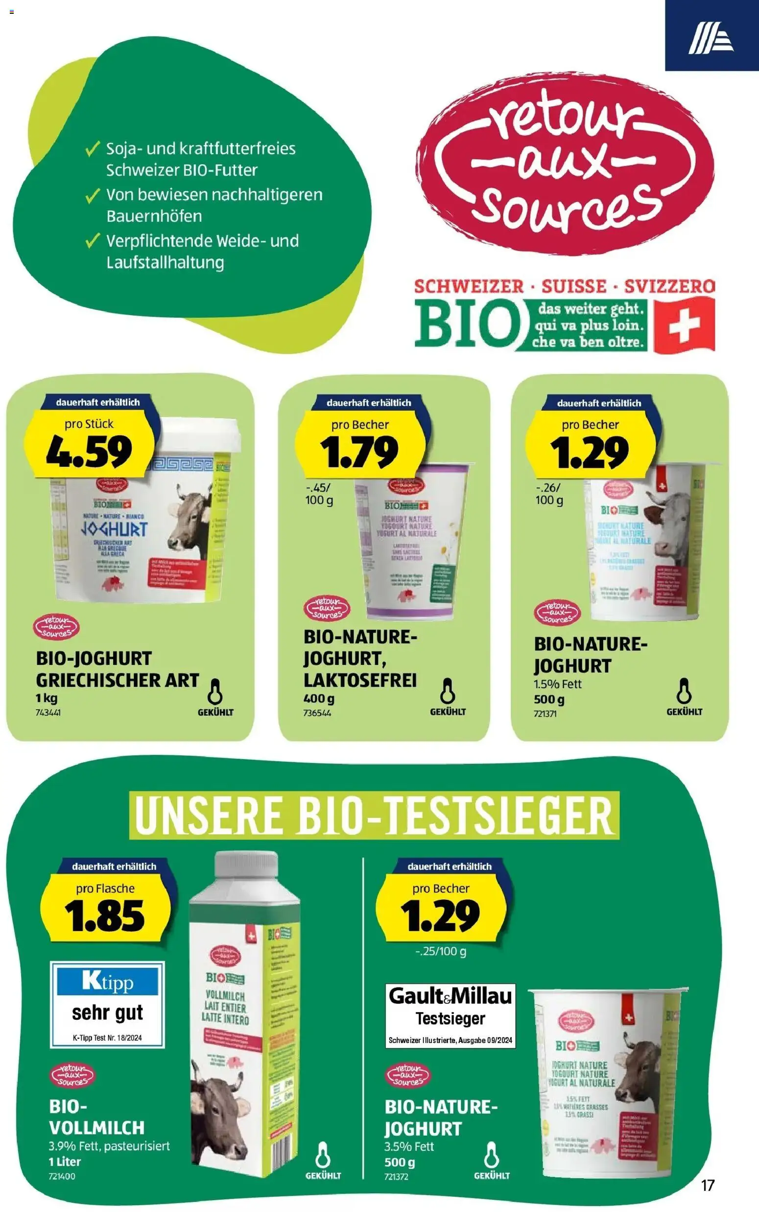 Aldi - Aldi Suisse: Wochenangebote – gültig ab 26.02.2026 | Seite: 17 | Produkte: Joghurt